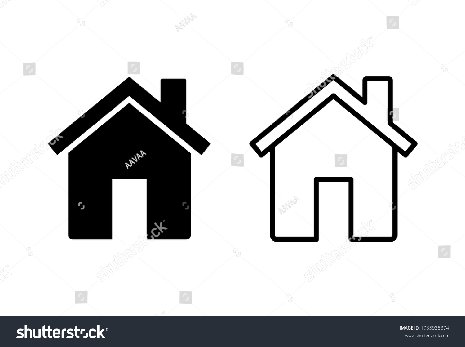 SVG of House icon set. Home icon vector svg