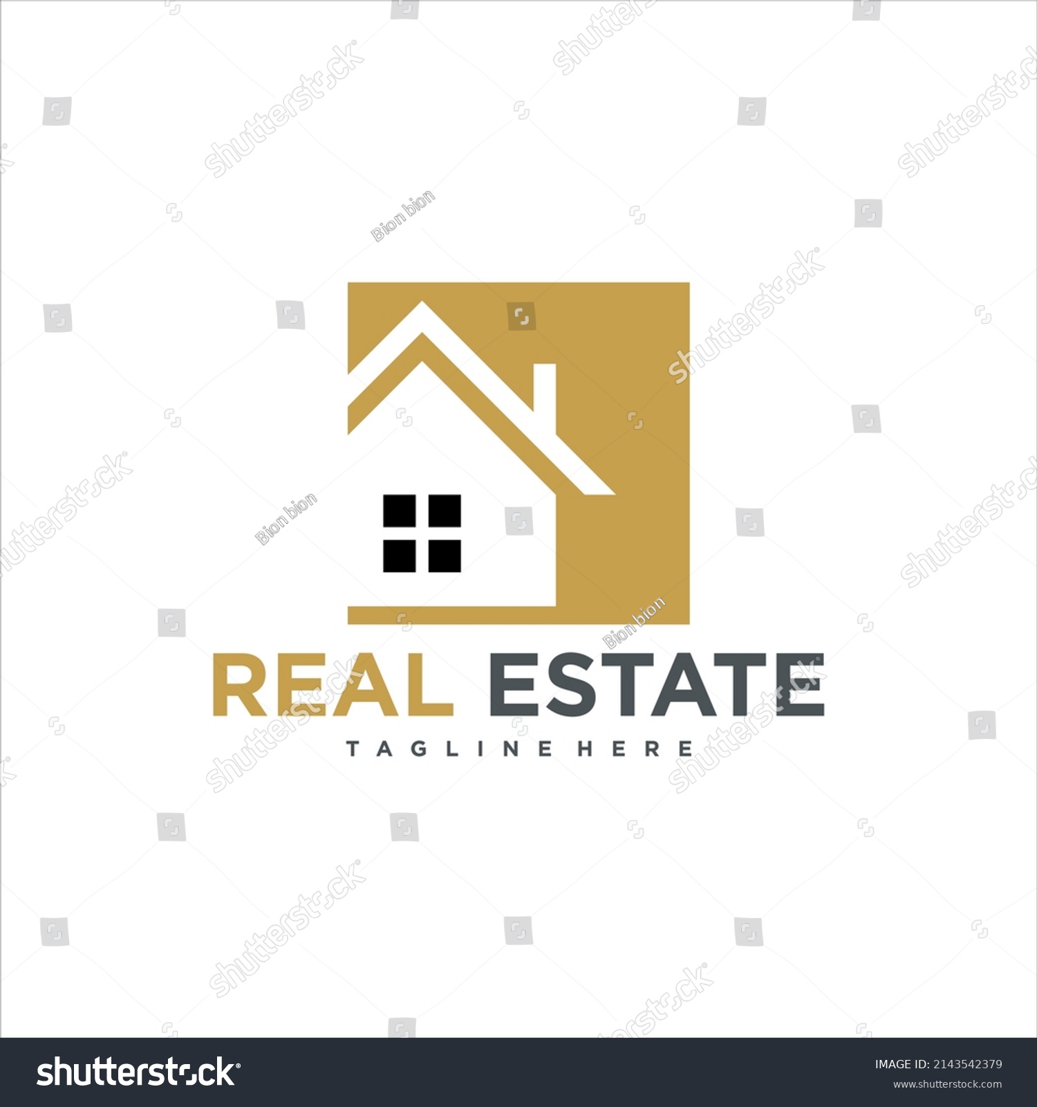 House Real Estate Logo Icon Vector Stock Vector (Royalty Free ...