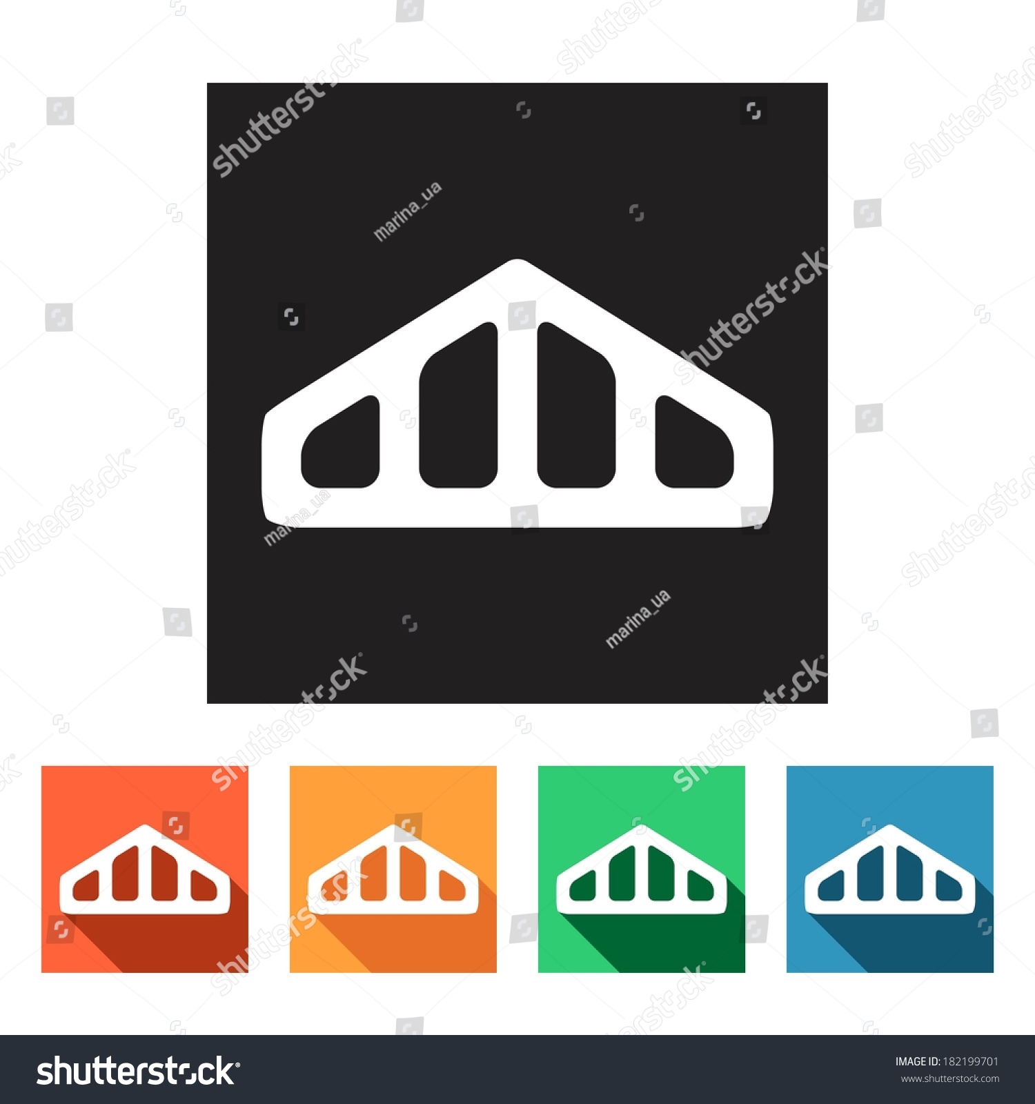 house remodel set flat colored simple stock vector 182199701 house remodel set flat colored simple stock vector 182199701