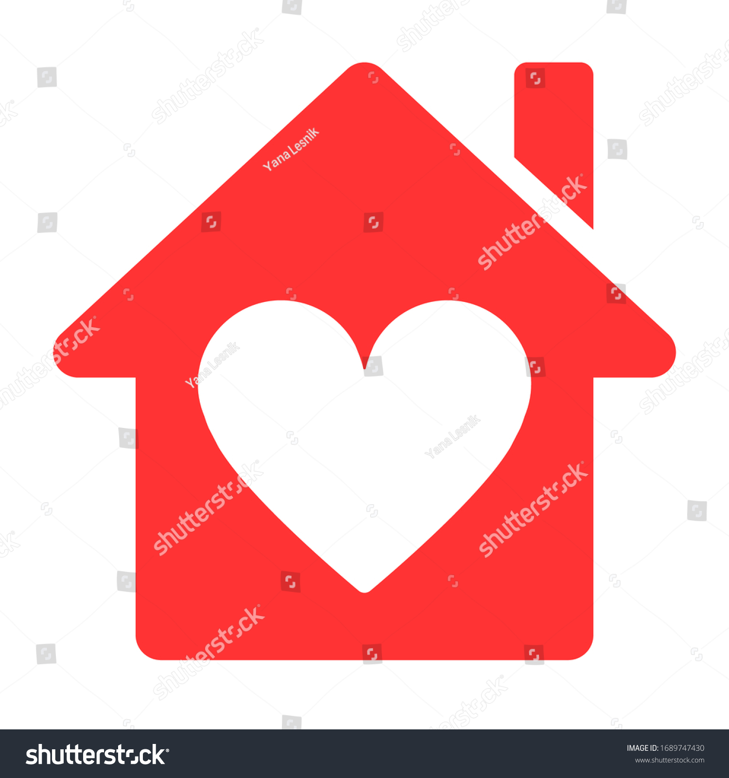 SVG of House with heart pictogram. Love home icon. Modern vector illustration of  residental building. svg