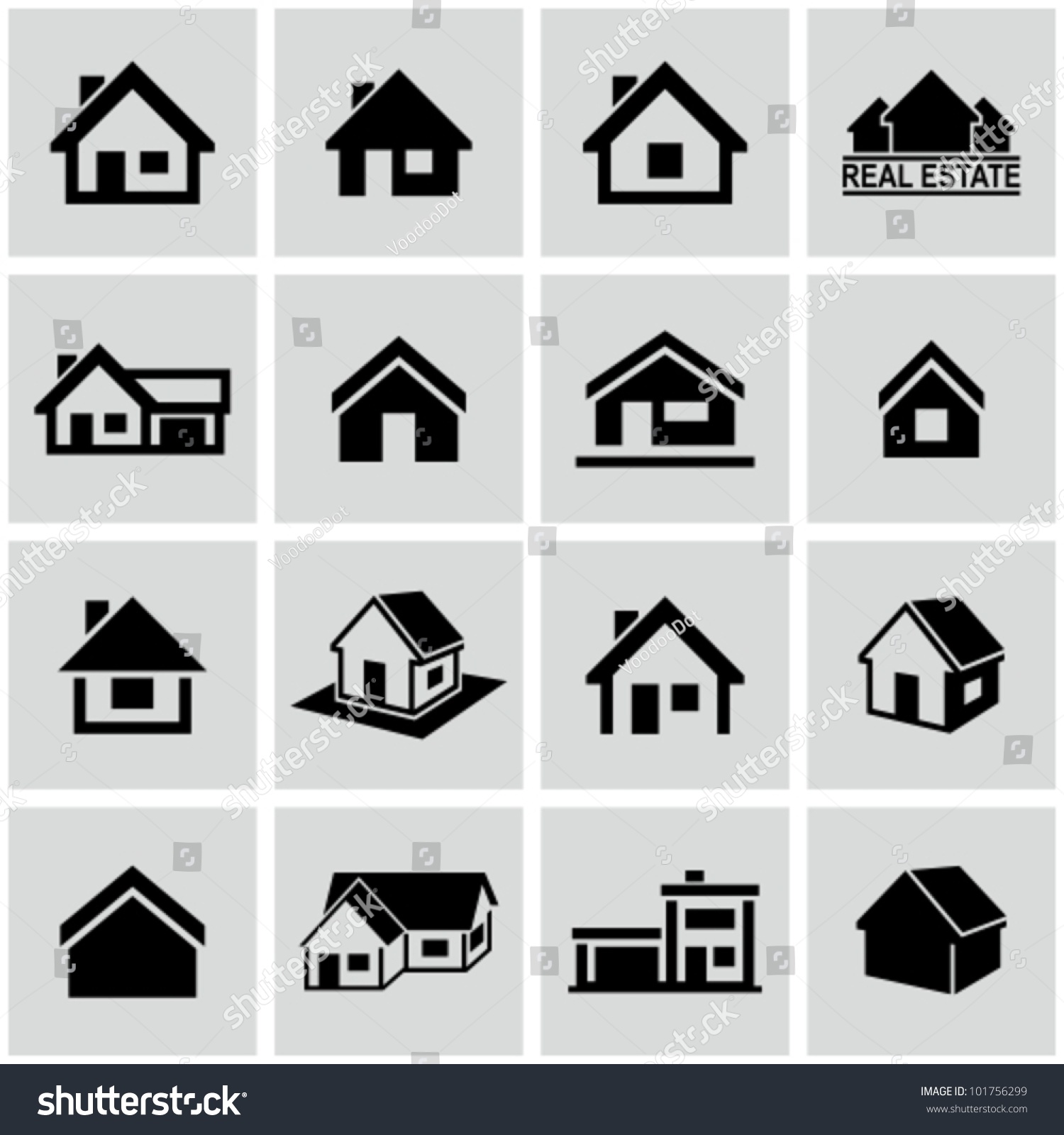 SVG of Houses icons set. Real estate. svg