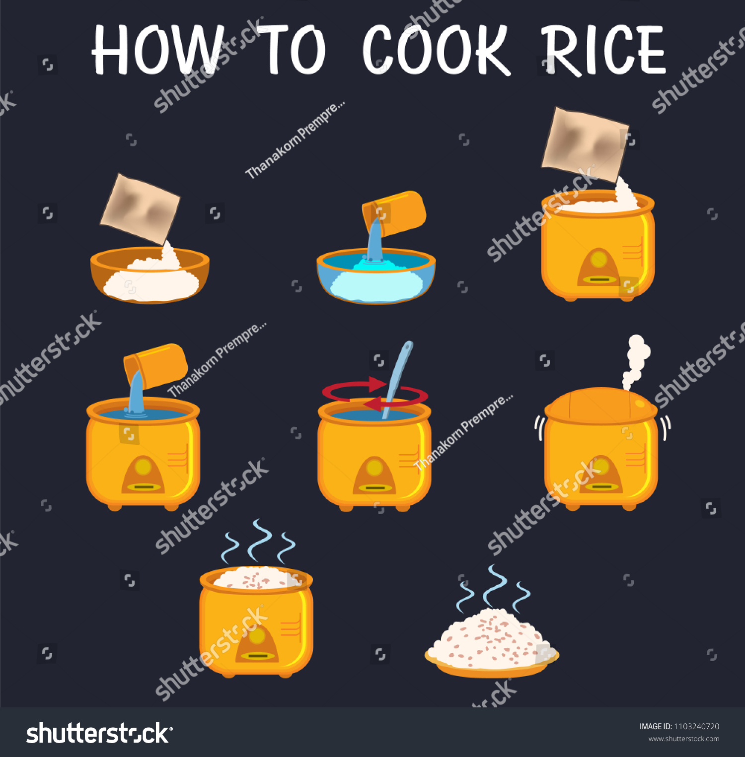 8,956 Cup rice Stock Illustrations, Images & Vectors | Shutterstock