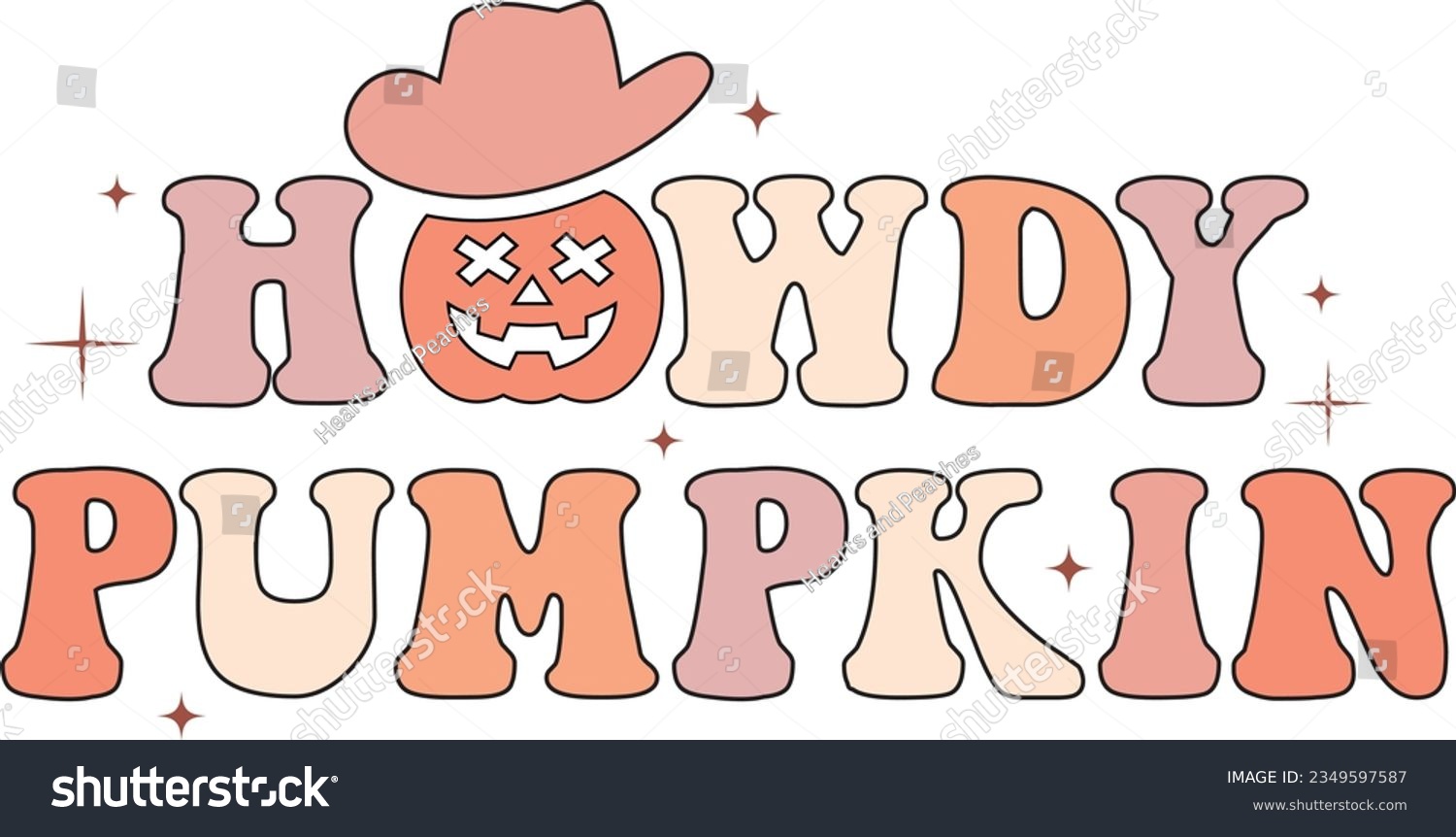 SVG of Howdy Pumpkin,
Halloween SVG Design svg