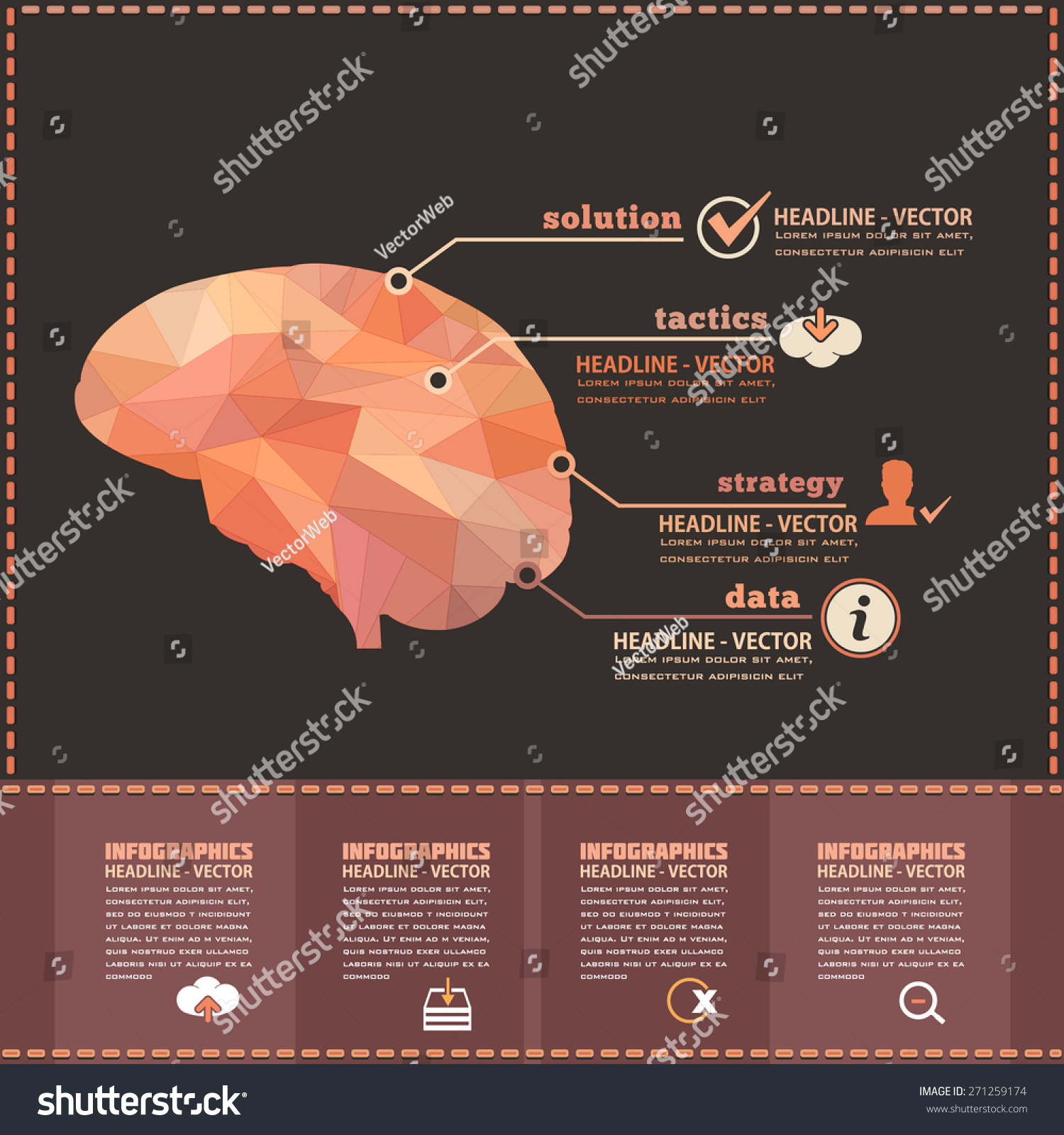 human-brain-business-strategy-solution-numbered