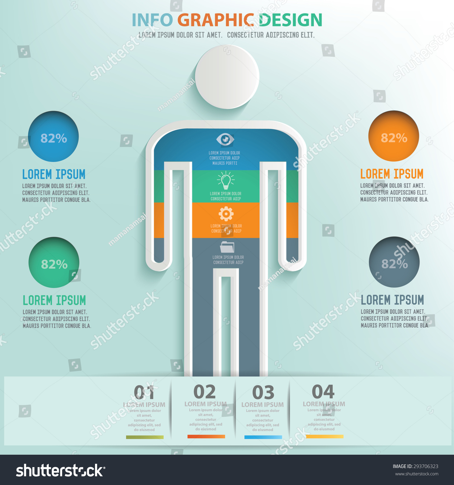 Human Design Info Graphic Designclean Vector Stock Vector (Royalty Free ...