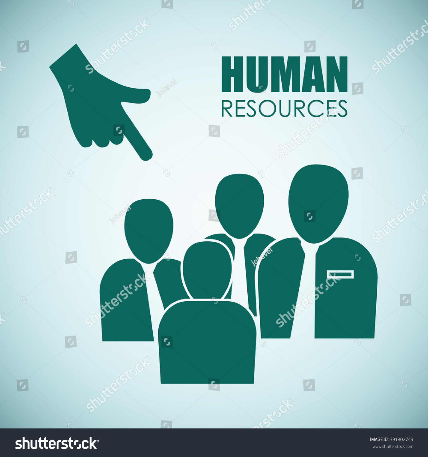 Human Resources Design Stock Vector 391802749 - Shutterstock