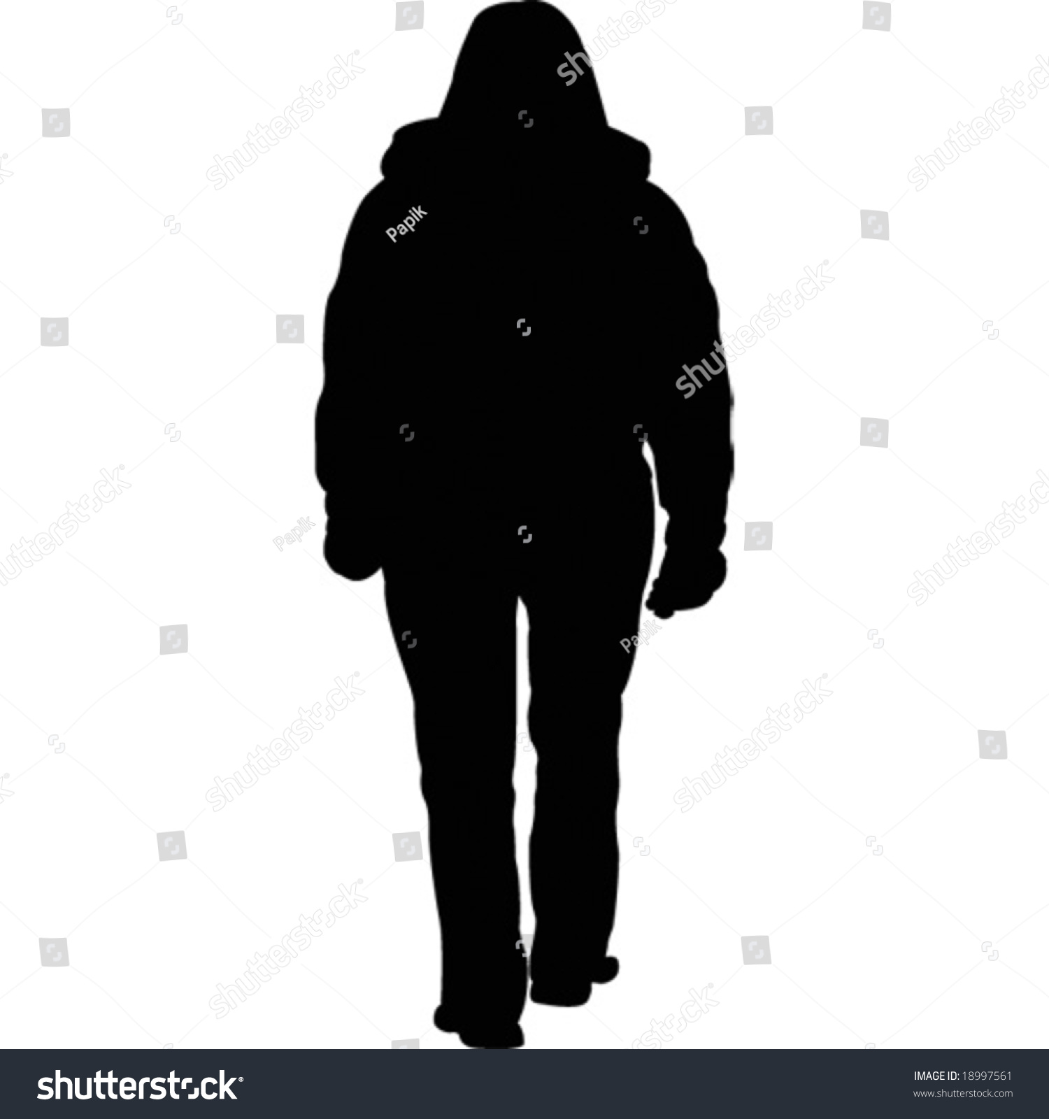 Human Silhouette Stock Vector Illustration 18997561 : Shutterstock