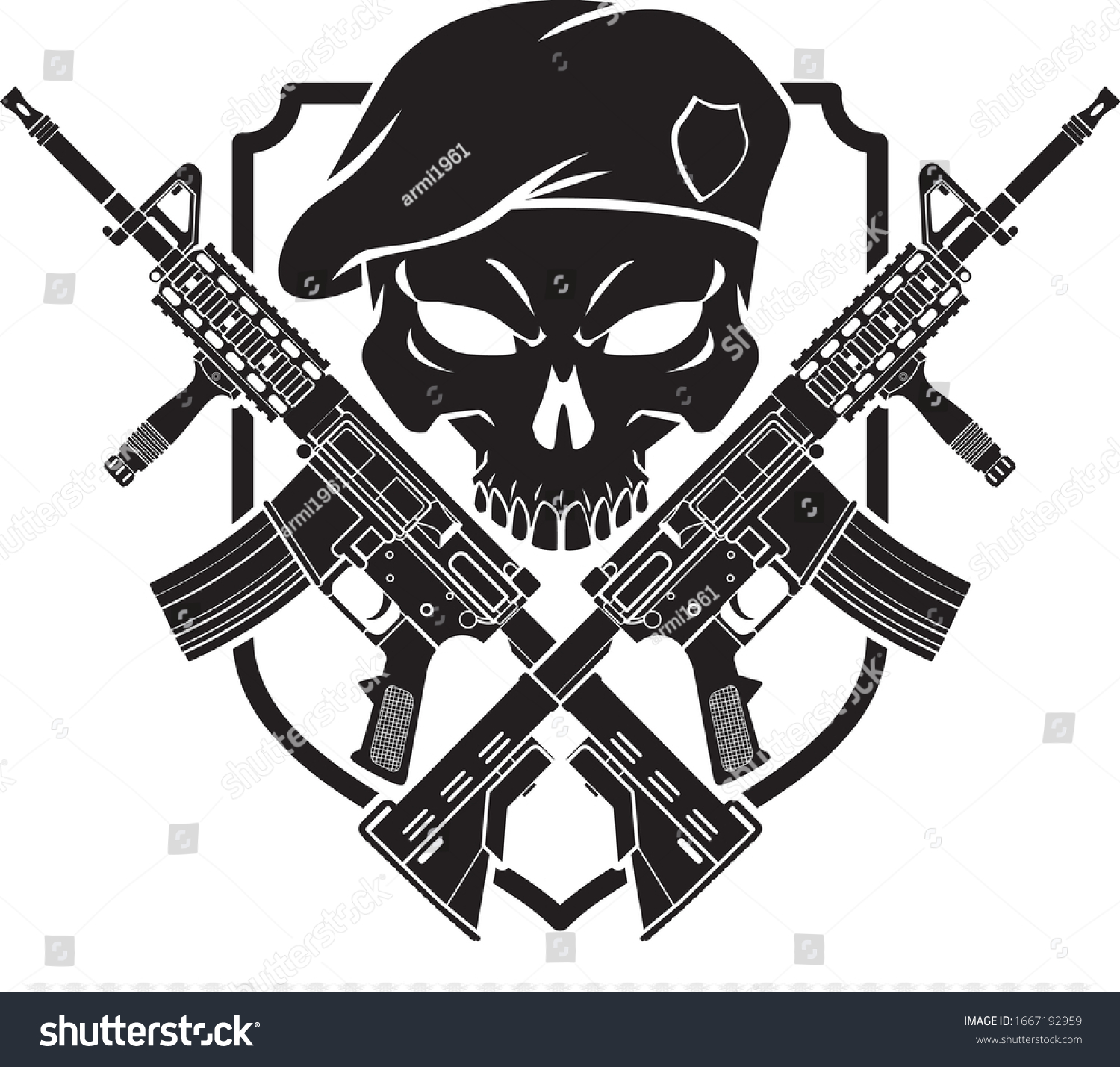 985 Skull beret Images, Stock Photos & Vectors | Shutterstock