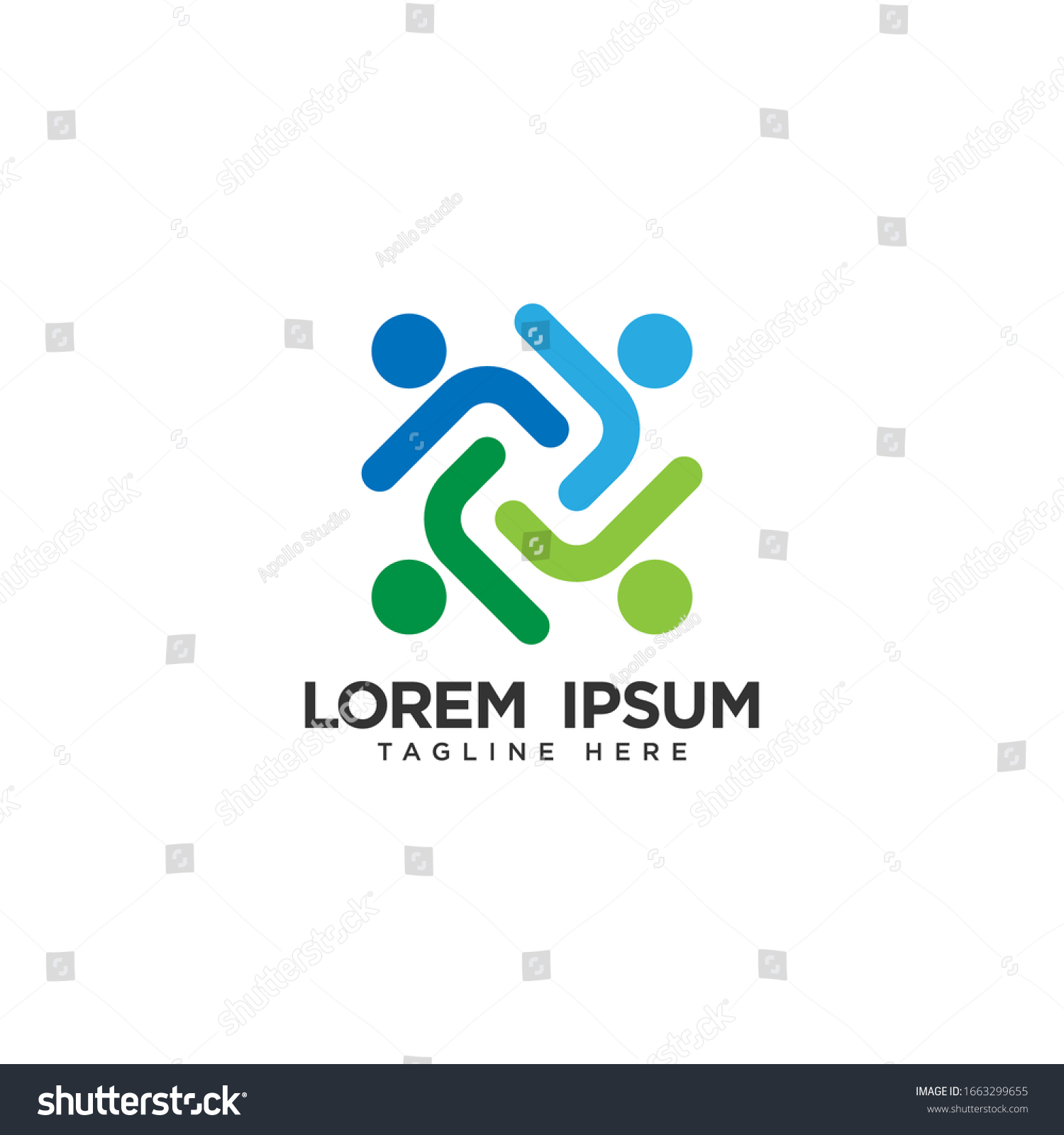 Human Social Unity Together Connection Relation Stock Vector (Royalty ...