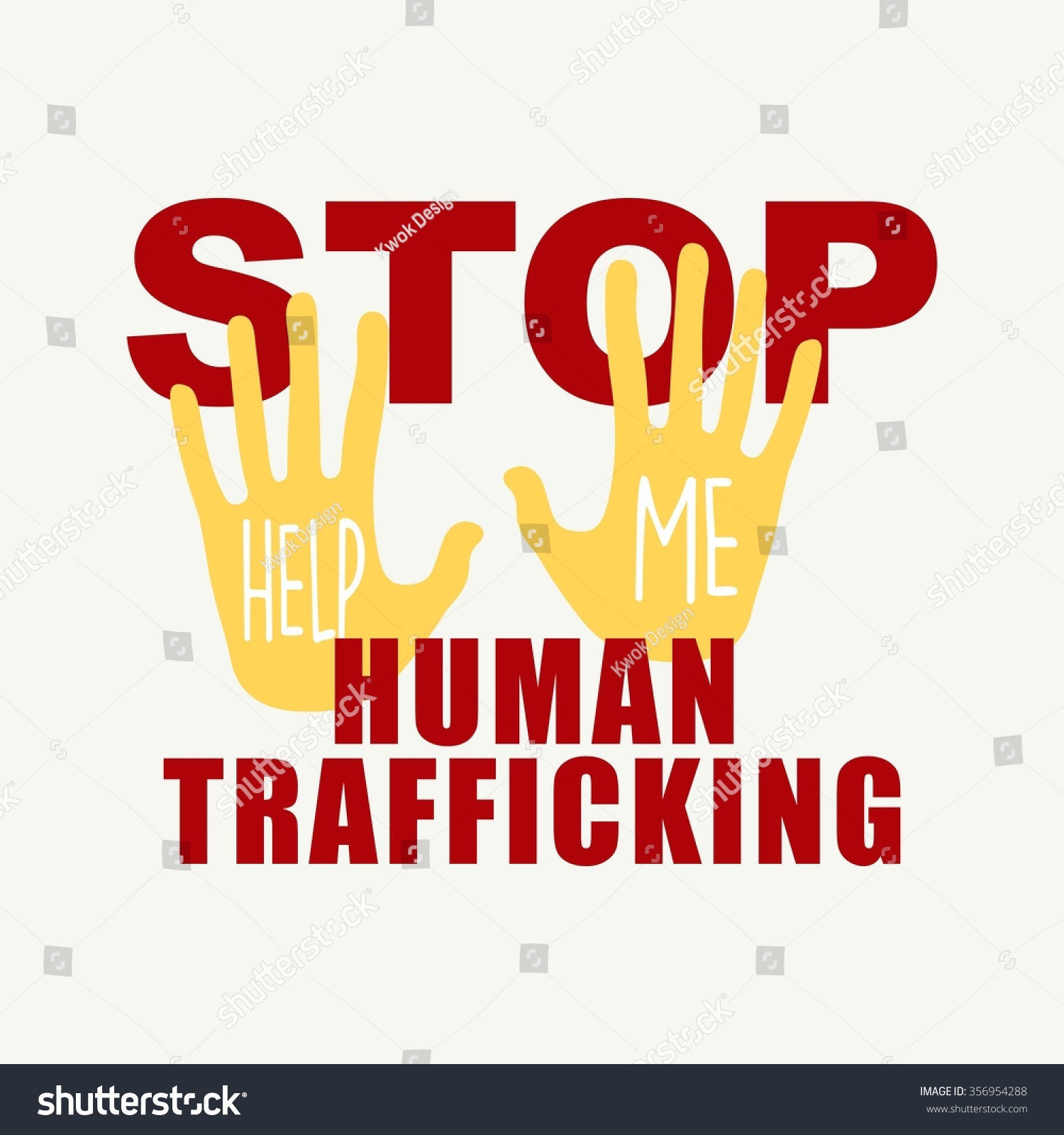 Human Trafficking Awareness Day Vector Design Stock Vector Royalty Free 356954288 Shutterstock 