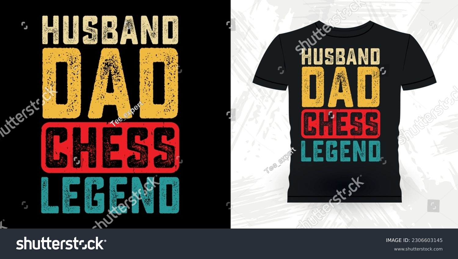 SVG of Husband Dad Chess Legend Funny Chess Player Vintage Chess Board T-shirt Design svg