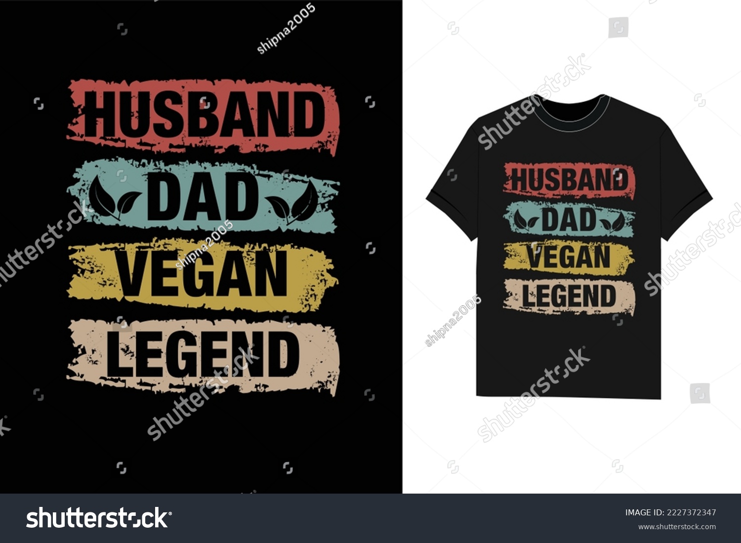 SVG of Husband Dad Vegan Legend Vegan T-Shirt svg