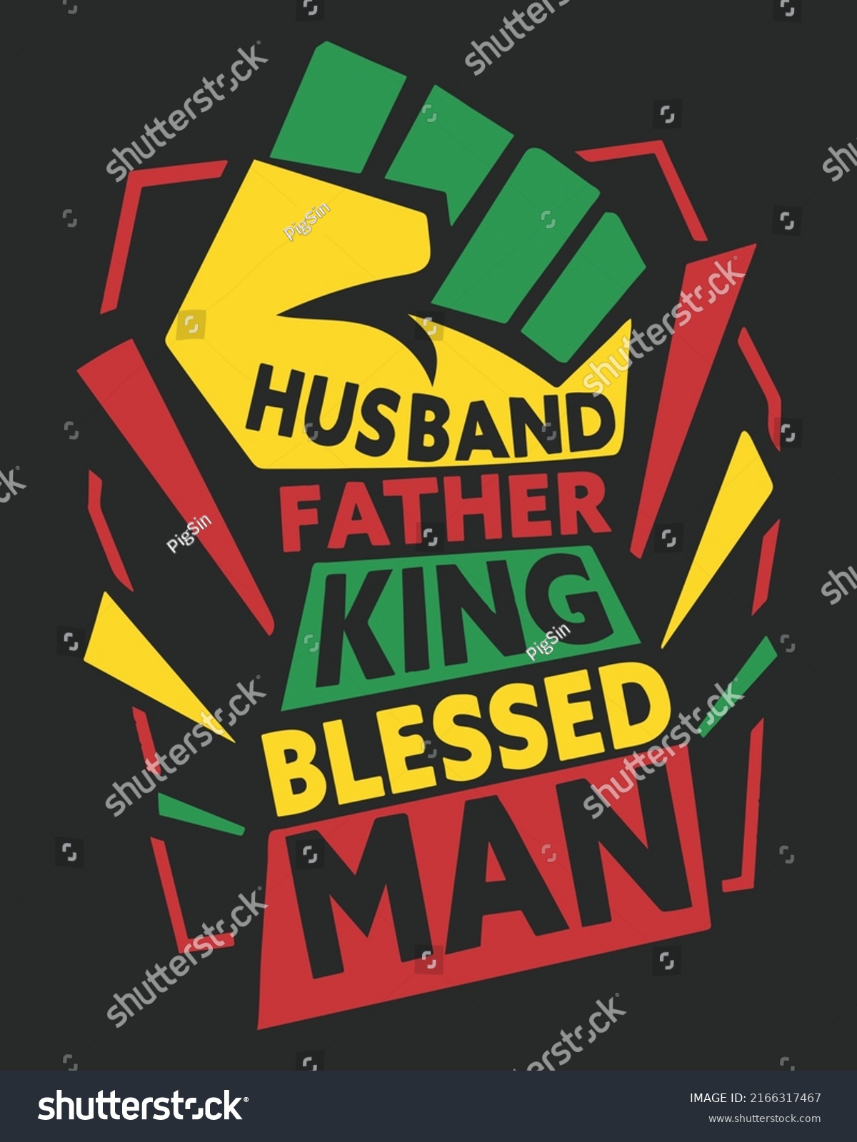 Husband Father King Blessed Man Vector Stock Vector Royalty Free 2166317467 Shutterstock 8418