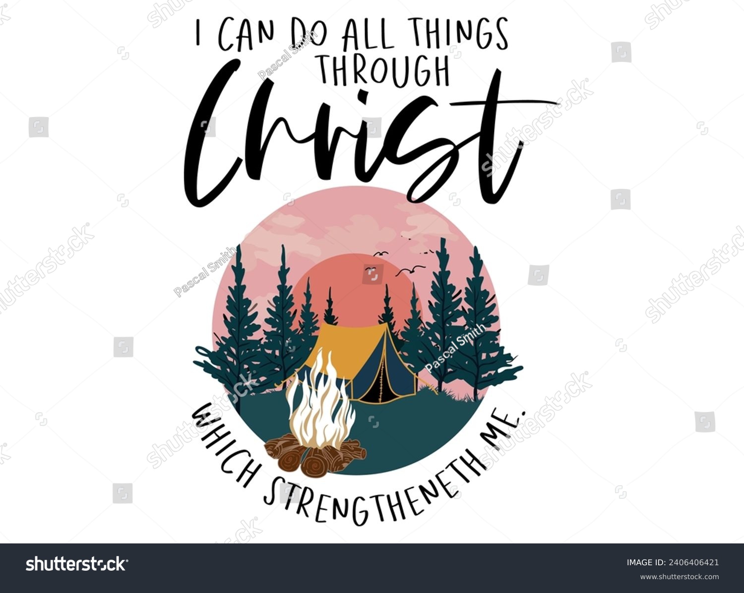 SVG of I can Do All Things Through Christ Logo svg