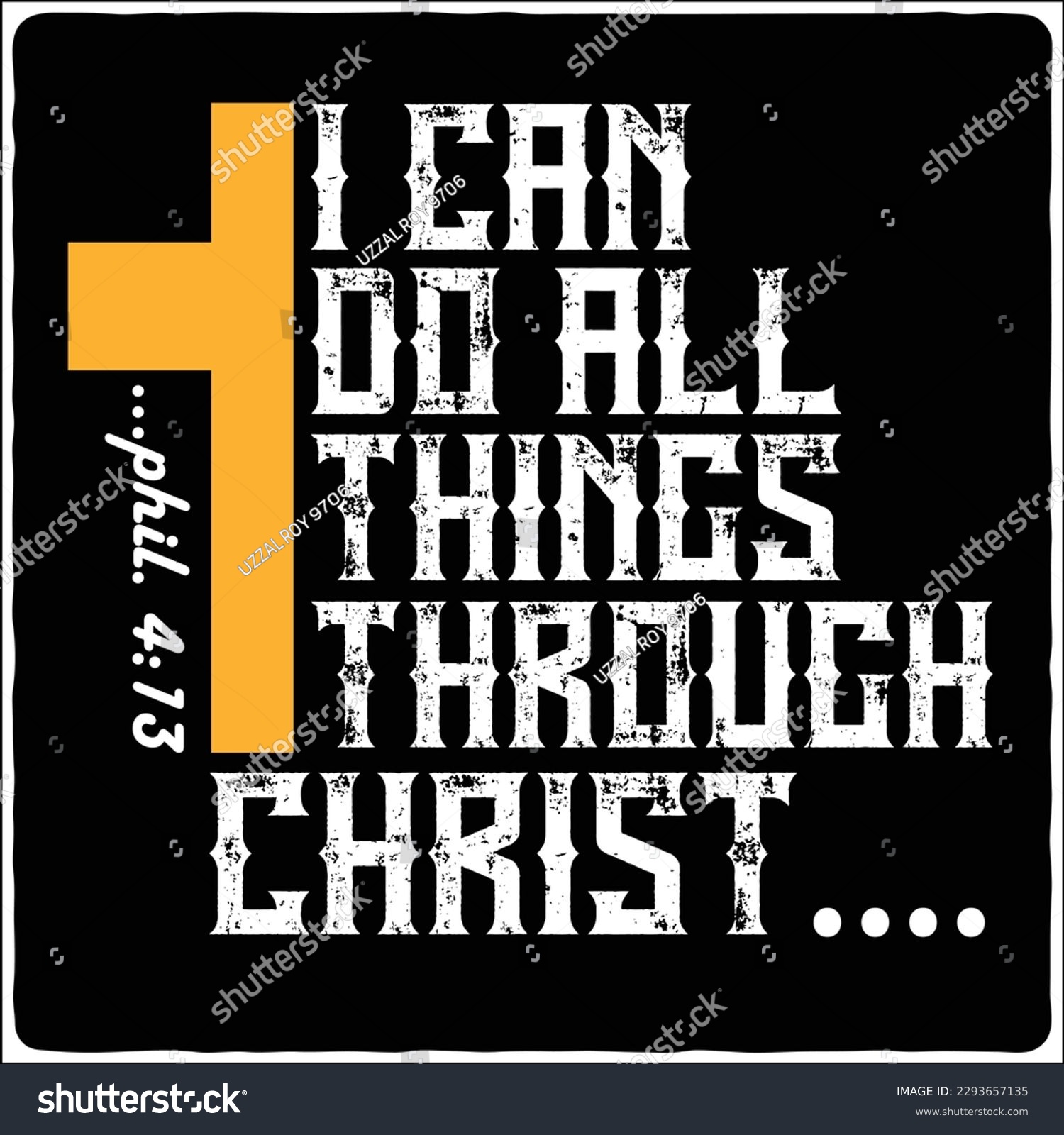 SVG of i can do all things through Christ t-shirt design svg