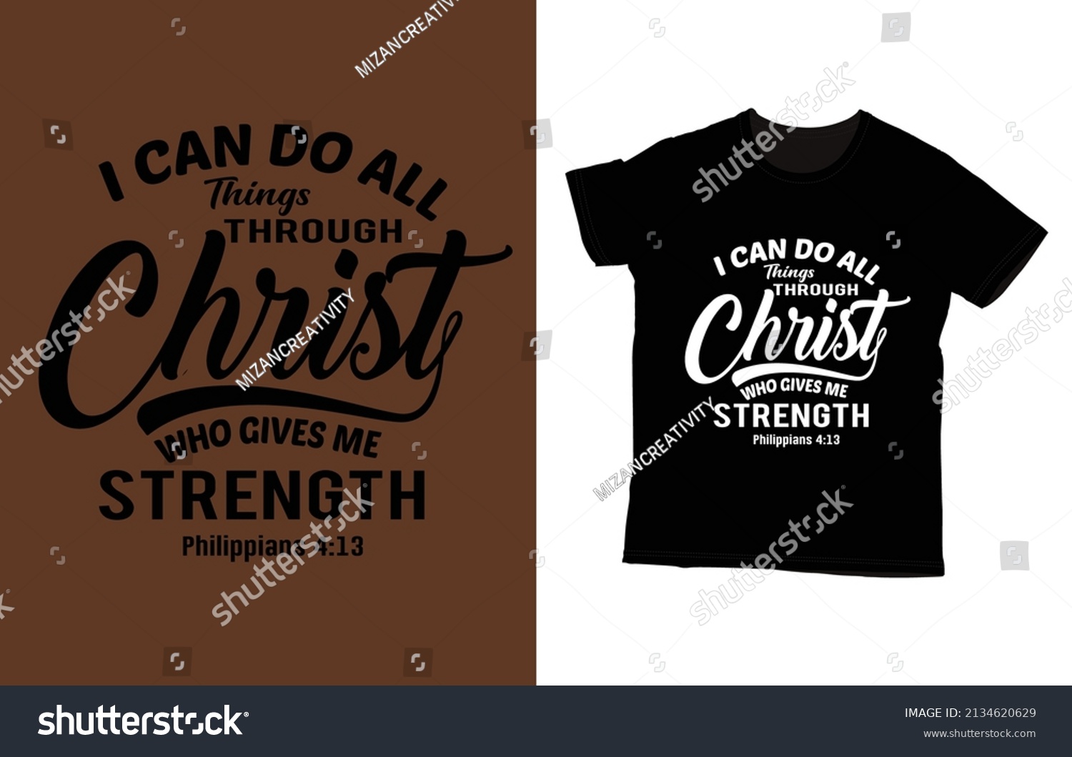 SVG of I can do all things through Christ who gives me strength, tshirt design svg