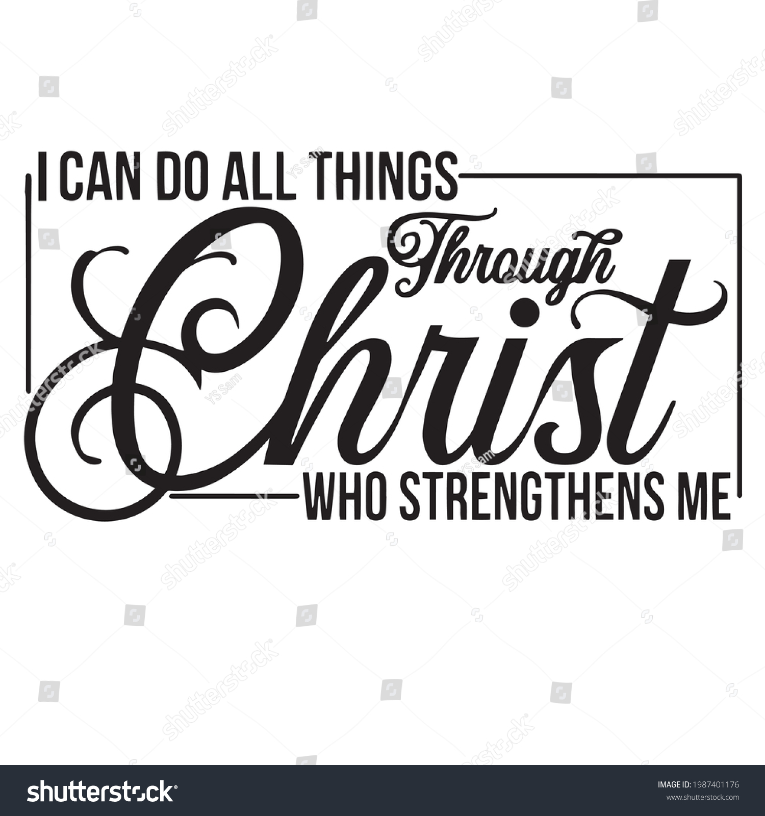 SVG of i can do all things through christ who strength me background inspirational positive quotes, motivational, typography, lettering design svg