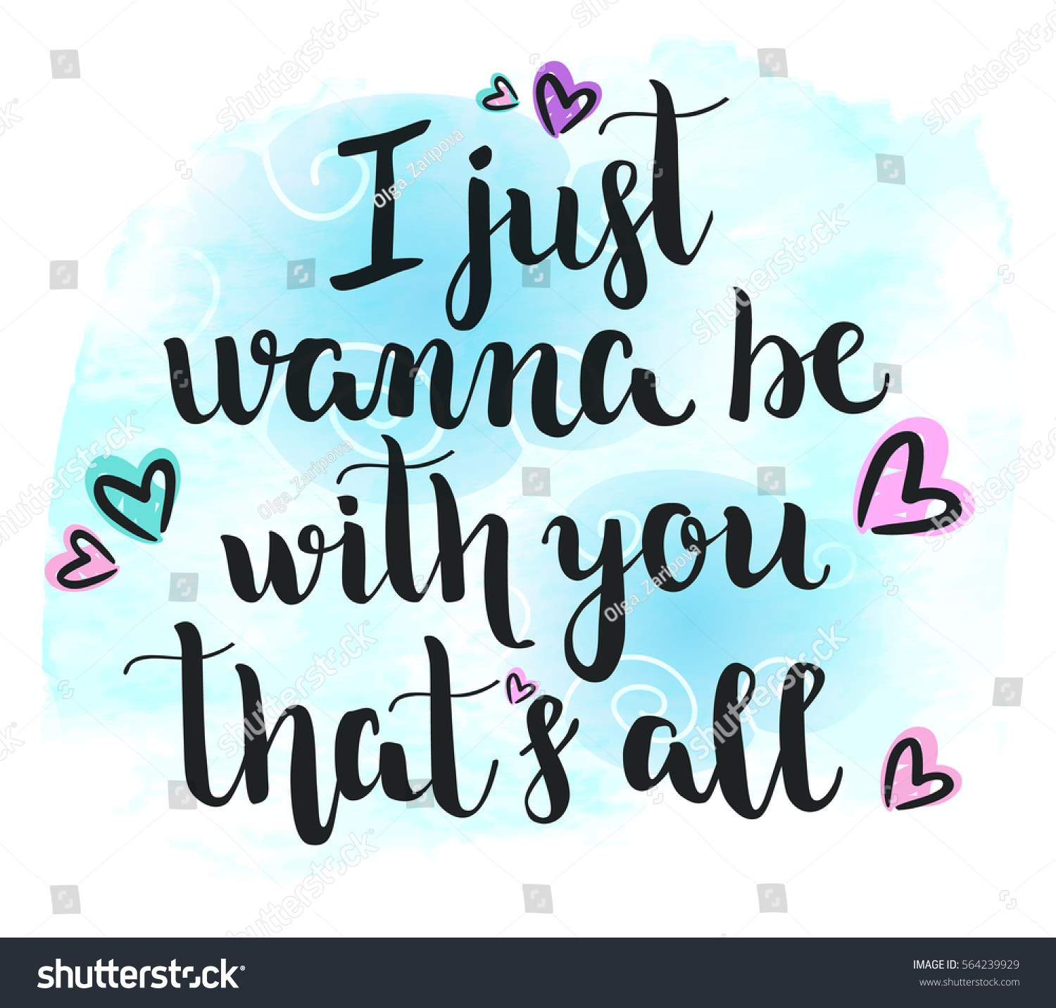 Just Wanna Be You Thats All Stock Vector Royalty Free
