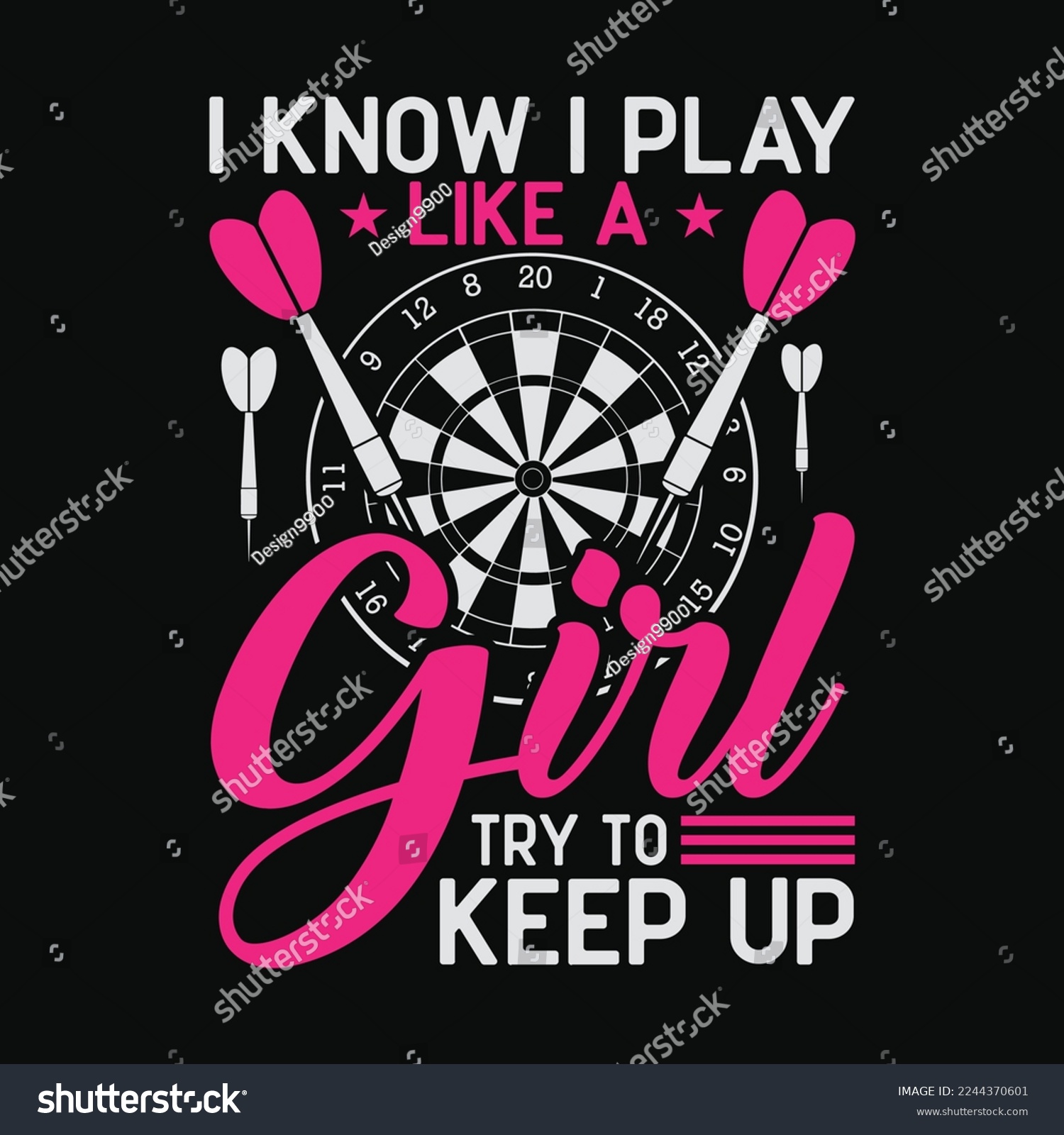 SVG of I Know I Play Like A Girl Try To Keep Up svg