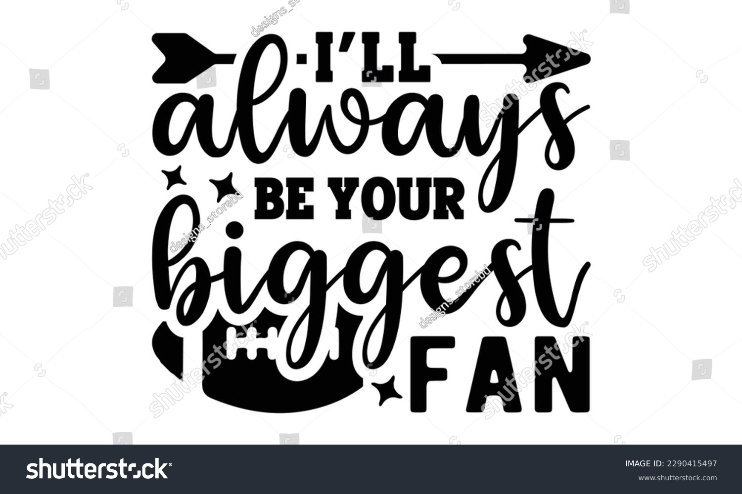 SVG of I'll always be your biggest fan svg, baseball svg, Baseball Mom SVG Design, softball, softball mom life, Baseball svg bundle, Files for Cutting Typography Circuit and Silhouette, Mom Life svg