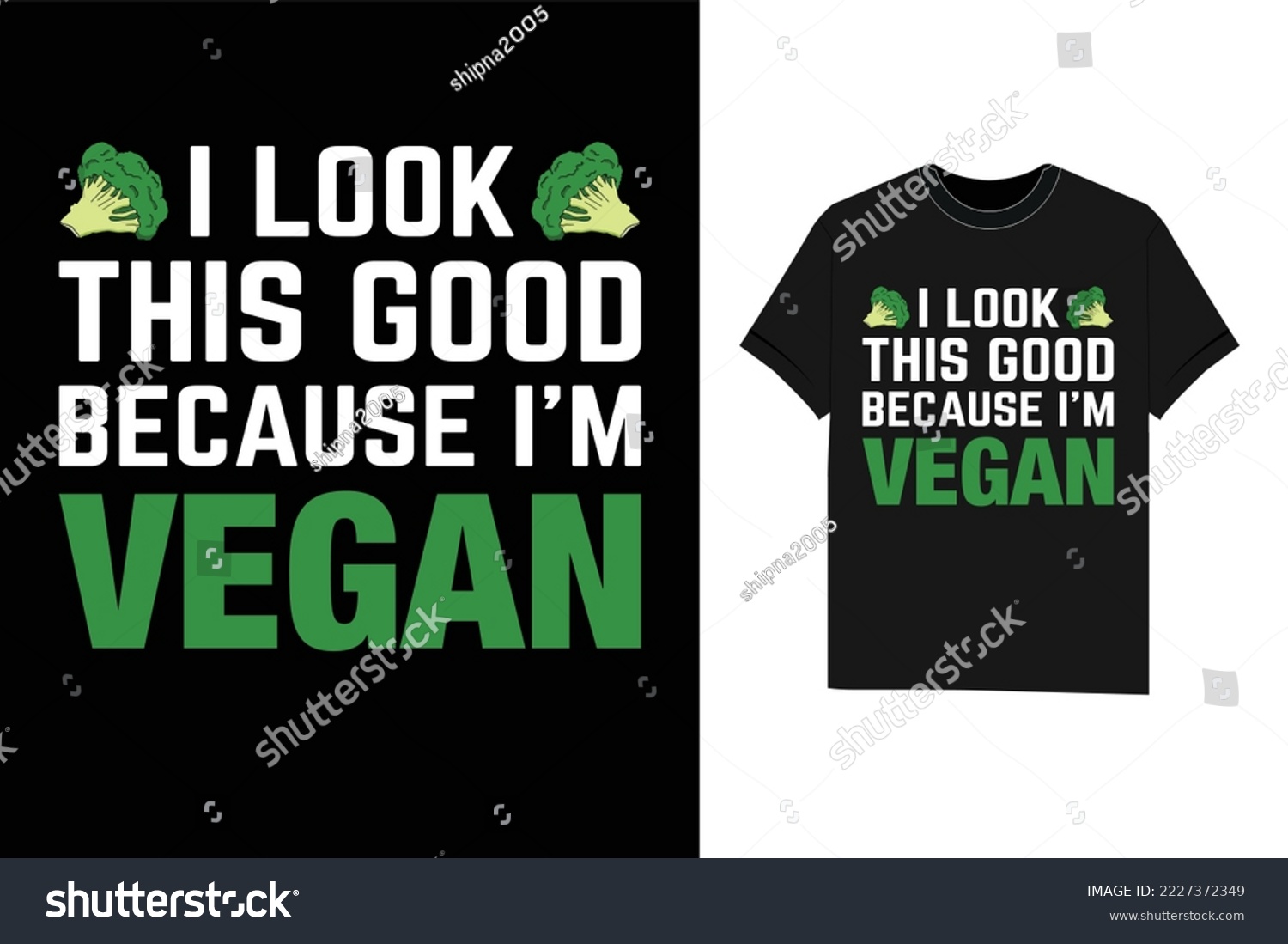 SVG of I Look This Good Because I'm Vegan t shirt svg