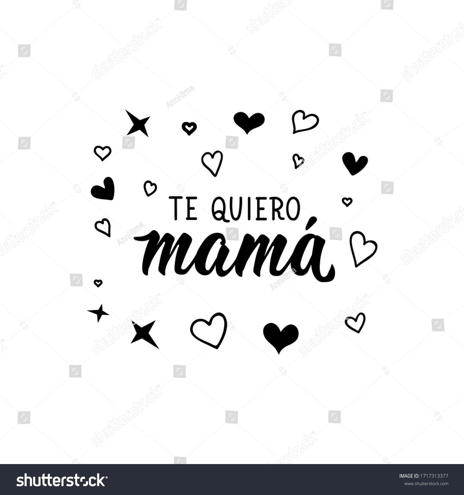 te-amo-mam-en-espa-ol-vector-de-stock-libre-de-regal-as