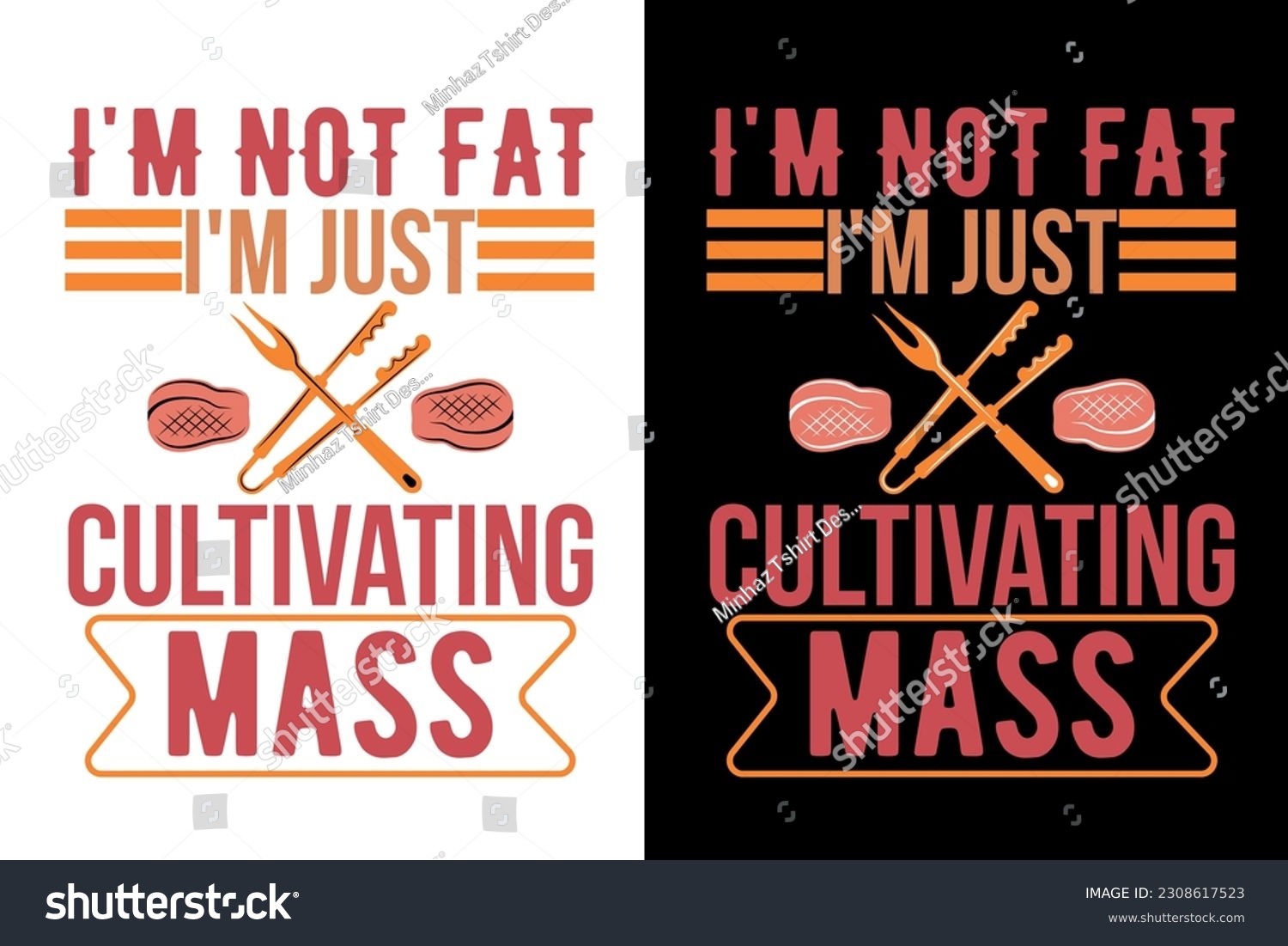 SVG of I'm not fat, I'm just cultivating mass. barbecue svg, Grilling svg, bbq timer svg, Chillin and Grillin, svg