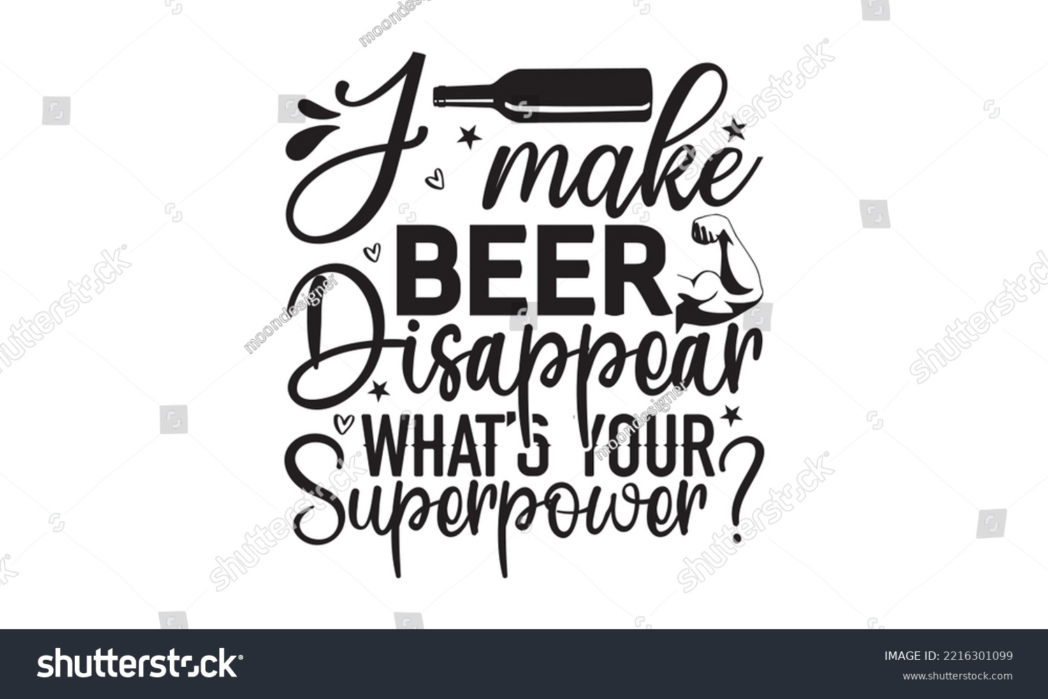 SVG of I make beer disappear what’s your superpower - Alcohol SVG T Shirt design, Girl Beer Design, Prost, Pretzels and Beer, Vector EPS Editable Files, Alcohol funny quotes, Oktoberfest Alcohol SVG design,  svg