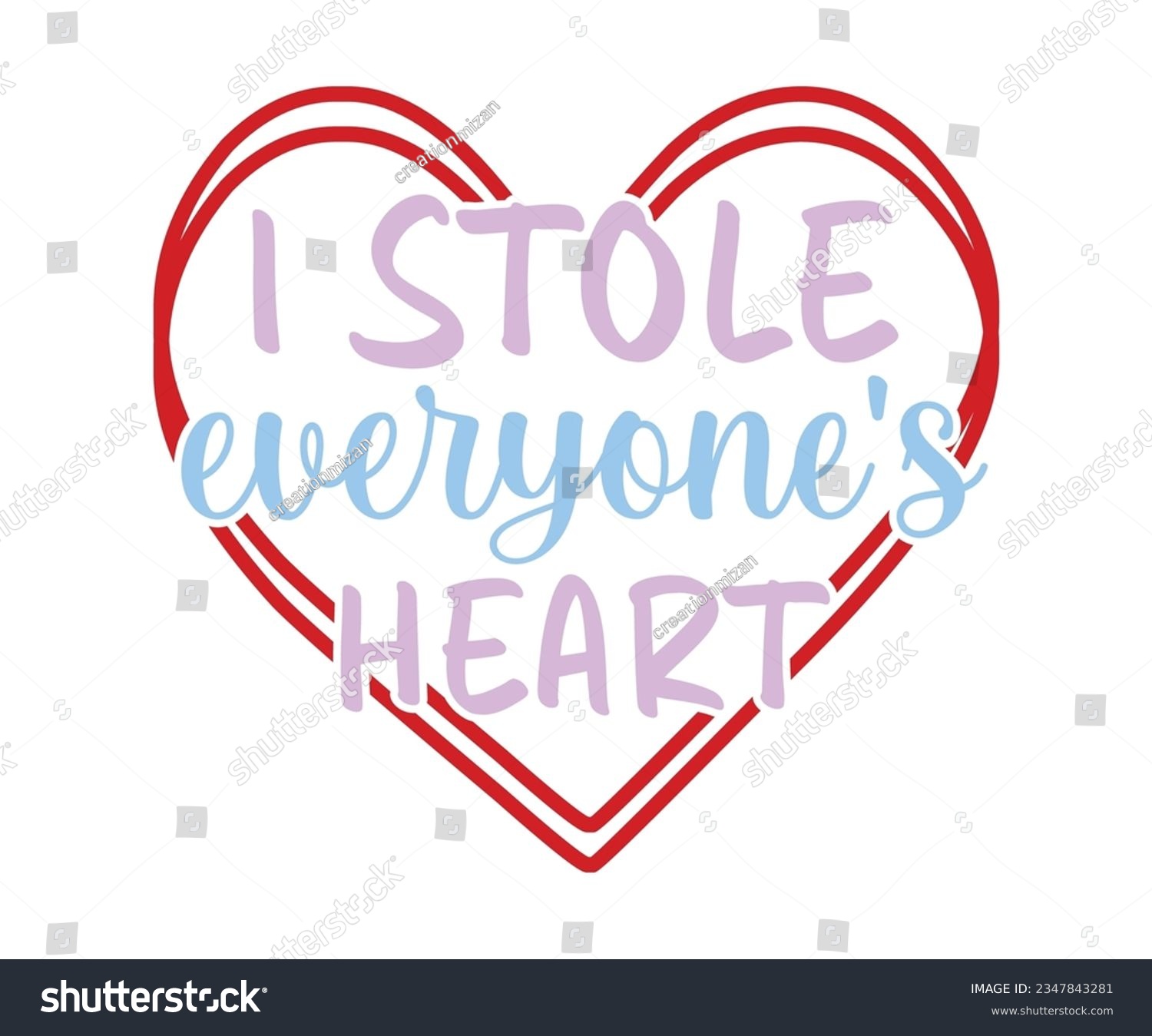 SVG of I Stole Everyone's Heart svg, T-Shirt baby, Cute Baby Sayings SVG ,Baby Quote, Newborn baby SVG svg