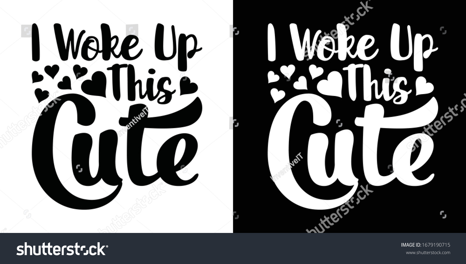 SVG of I Woke Up This Cute Printable Vector Illustration svg