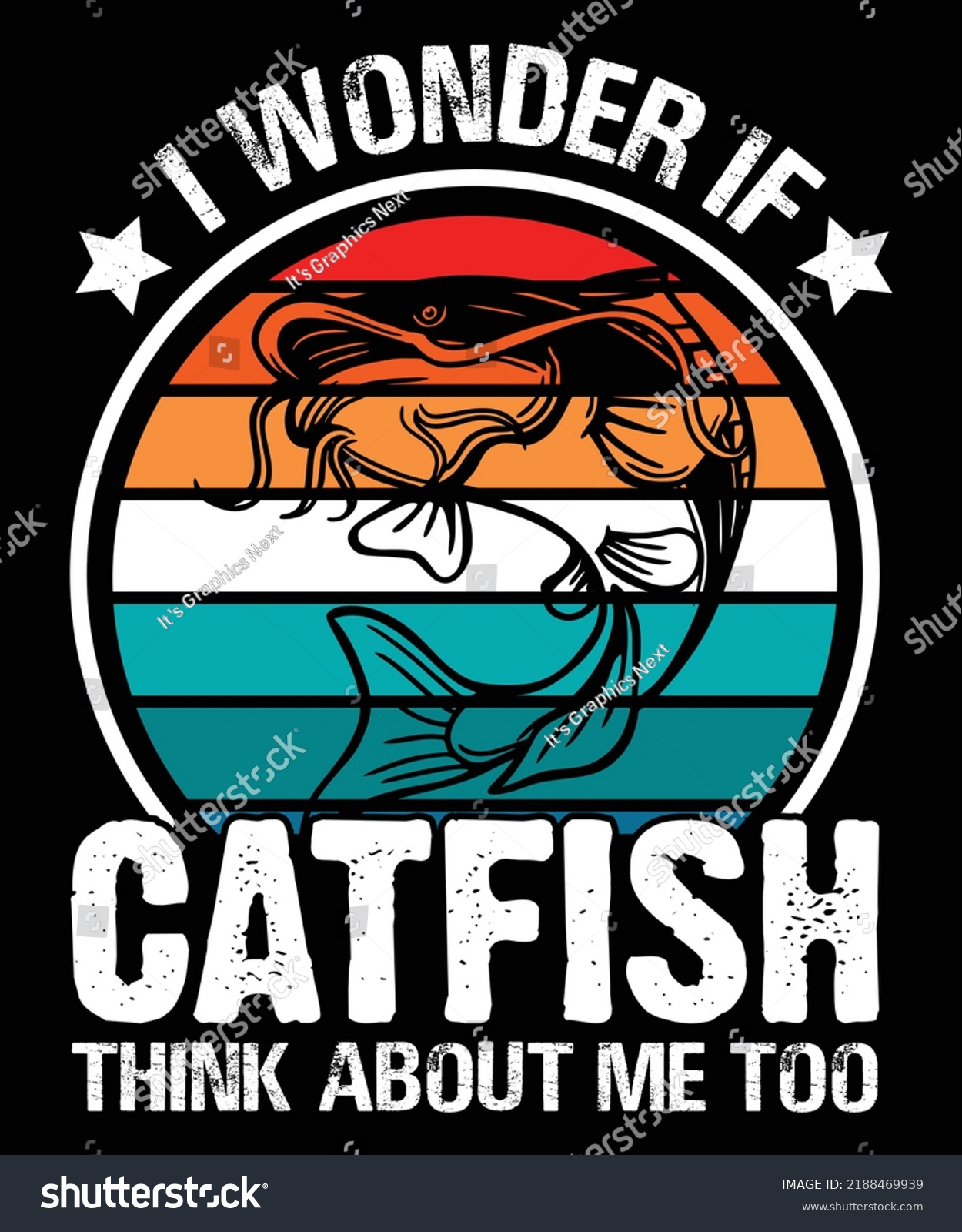 SVG of I Wonder If Catfish Think About Me Too svg