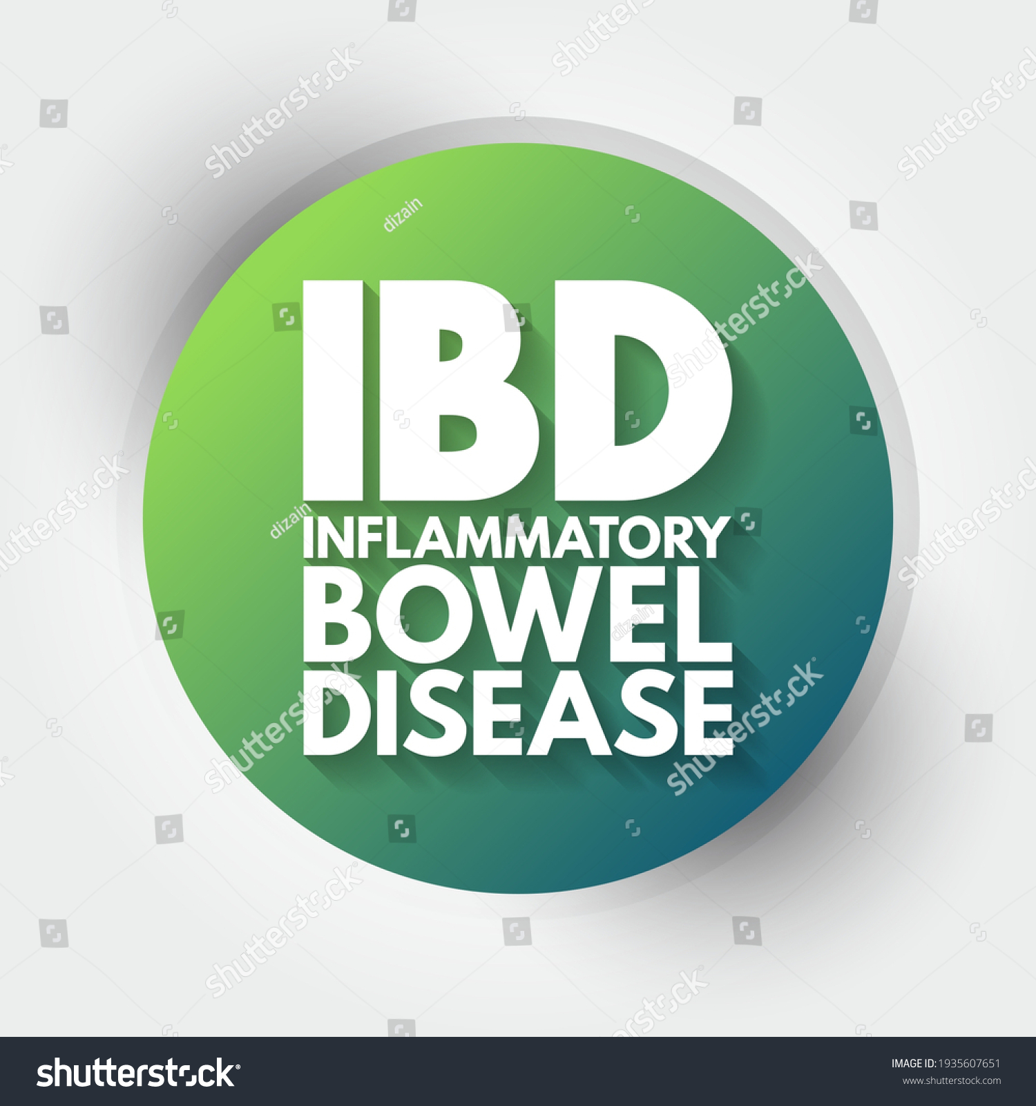 Ibd Inflammatory Bowel Disease Group Inflammatory Stock Vector (Royalty ...