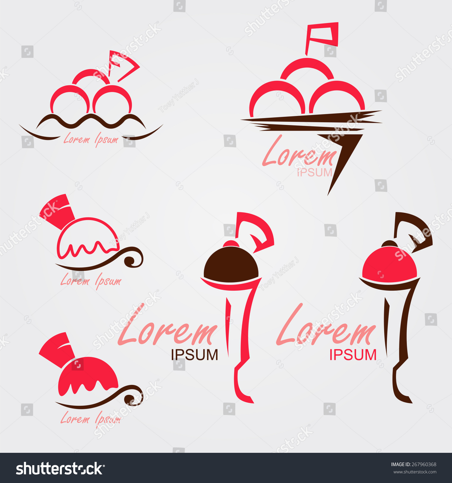 Ice Cream Logo Stock Vector 267960368 - Shutterstock