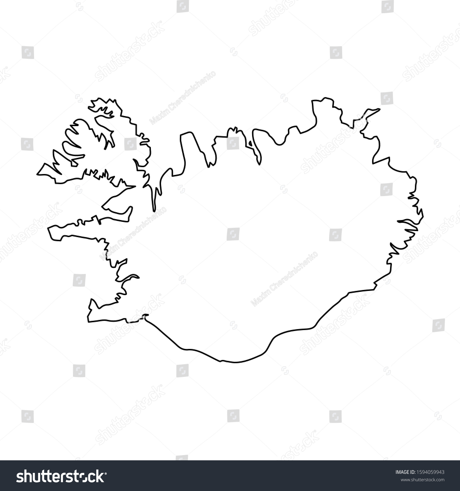 4,219 Iceland outlines Images, Stock Photos & Vectors | Shutterstock