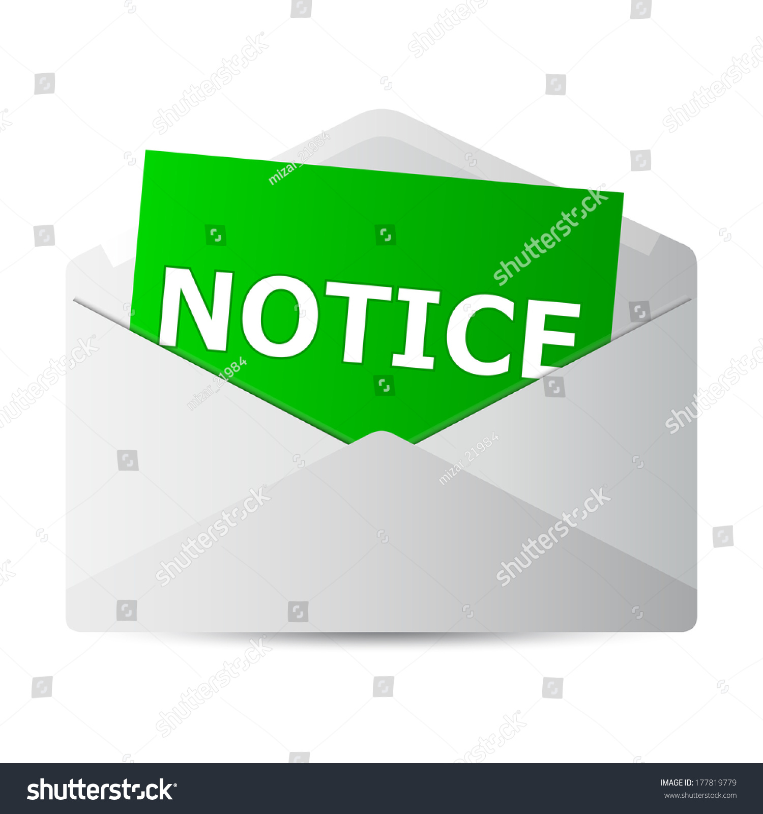 Icon Message On White Background Stock Vector 177819779 - Shutterstock