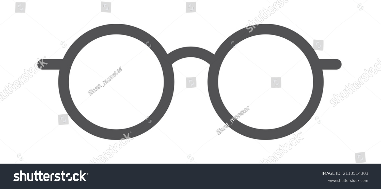 SVG of Icon of glasses. A tool for correcting vision. Vector. svg