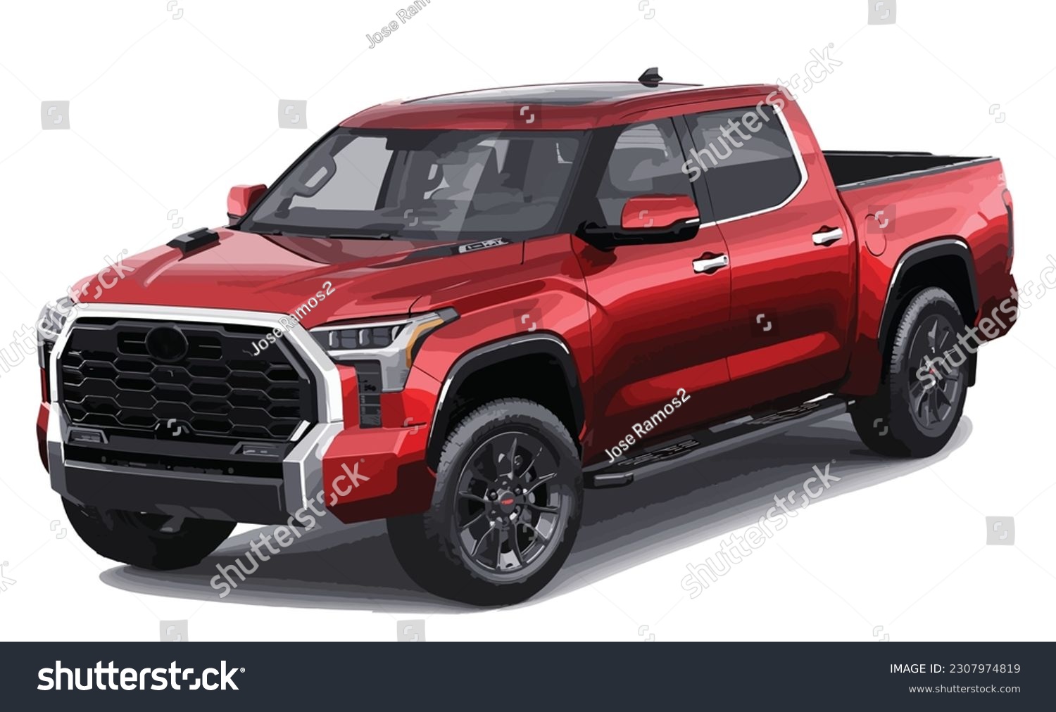 SVG of icon symbol realistic modern art 3d realistic red color design red truck car vector element pickup large motor power diesel isolated white background svg