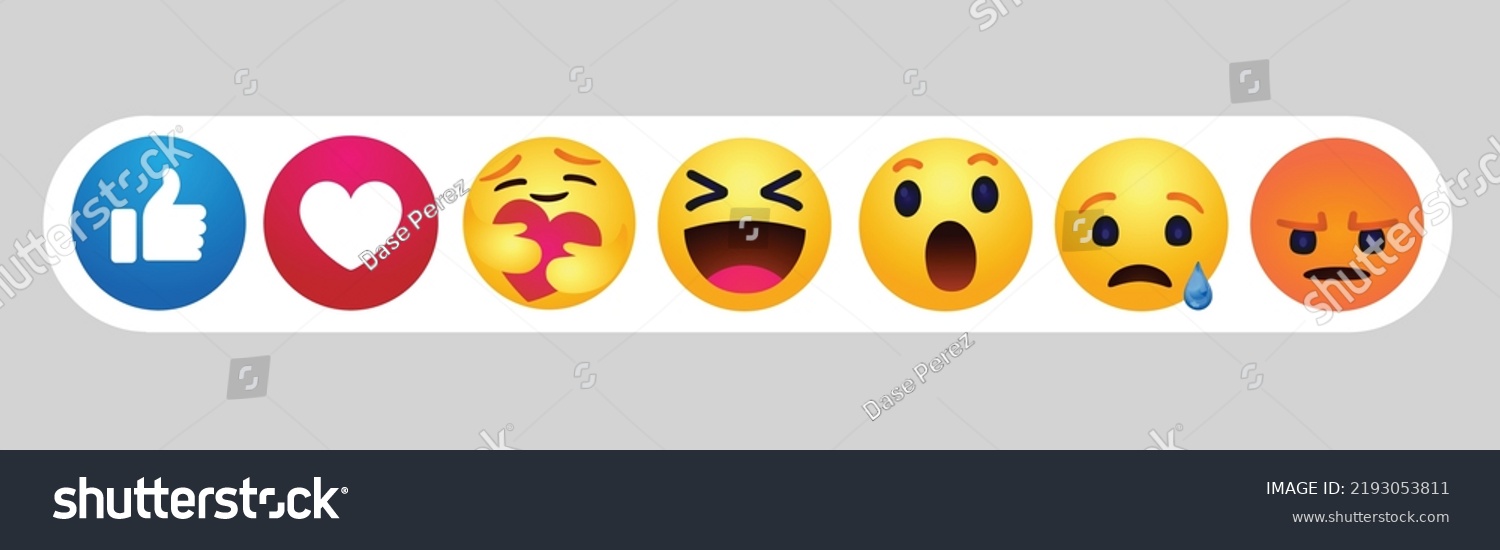 SVG of icon template face tear, smile sad, hug love like, Lol, laughter emoji character message high quality vector round yellow cartoon bubble emoticons comment social media Facebook chat comment reaction svg