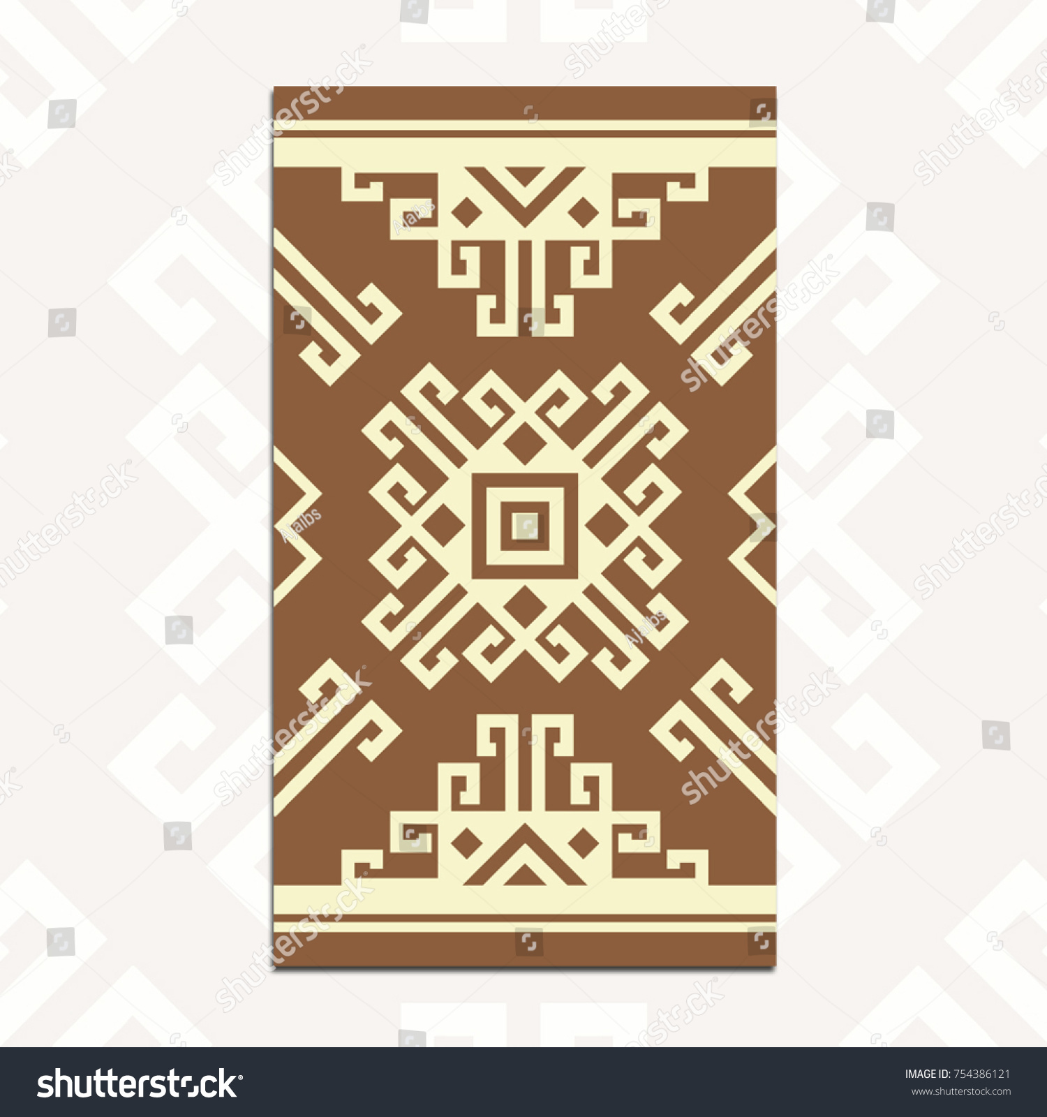 Ikat Batik Vernacular Traditional Vector Design Stock Vector Ikat Batik Vernacular Traditional Vector Design for Fabric Towel Bed Cover etc