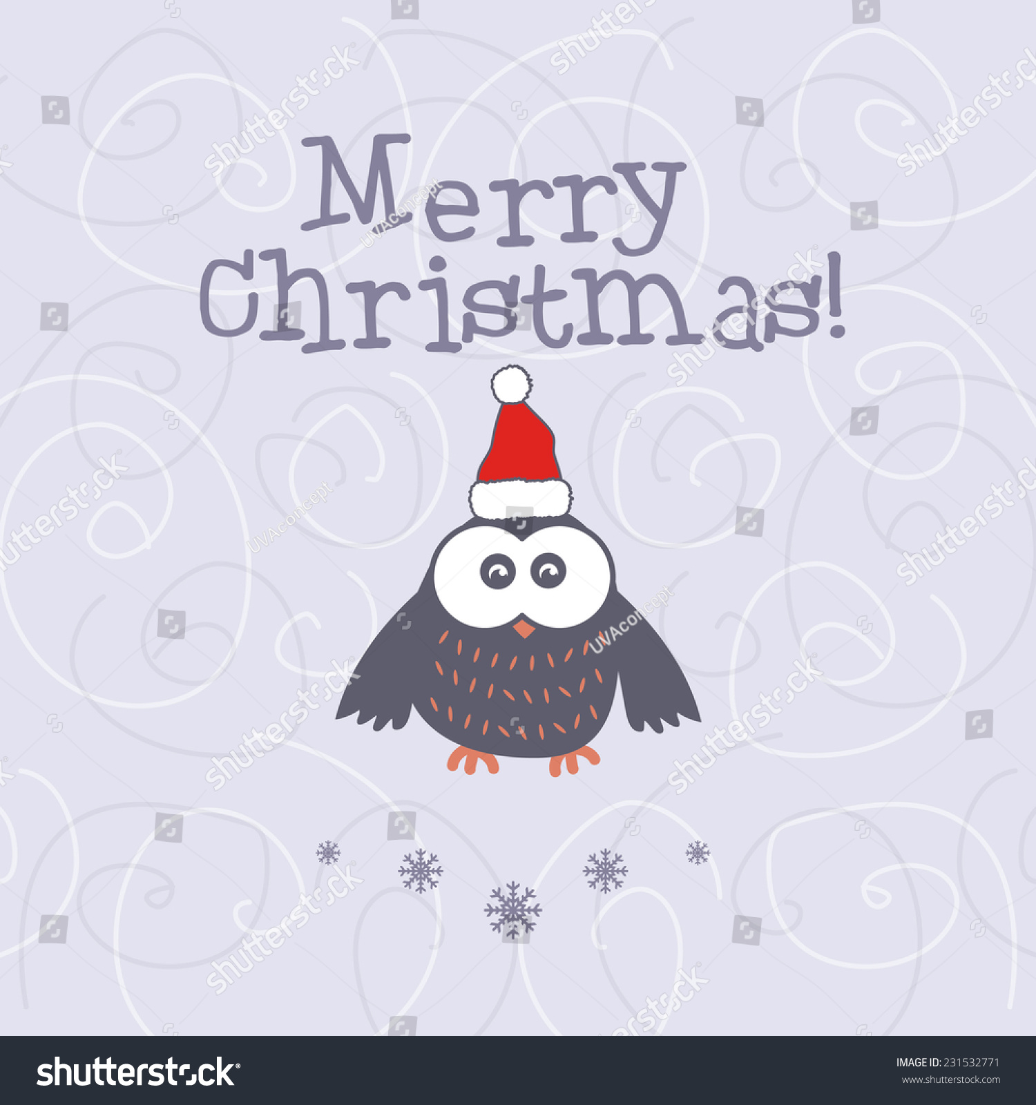 Download Illustration Christmas Owl Vector Stock Vector Royalty Free 231532771 Yellowimages Mockups