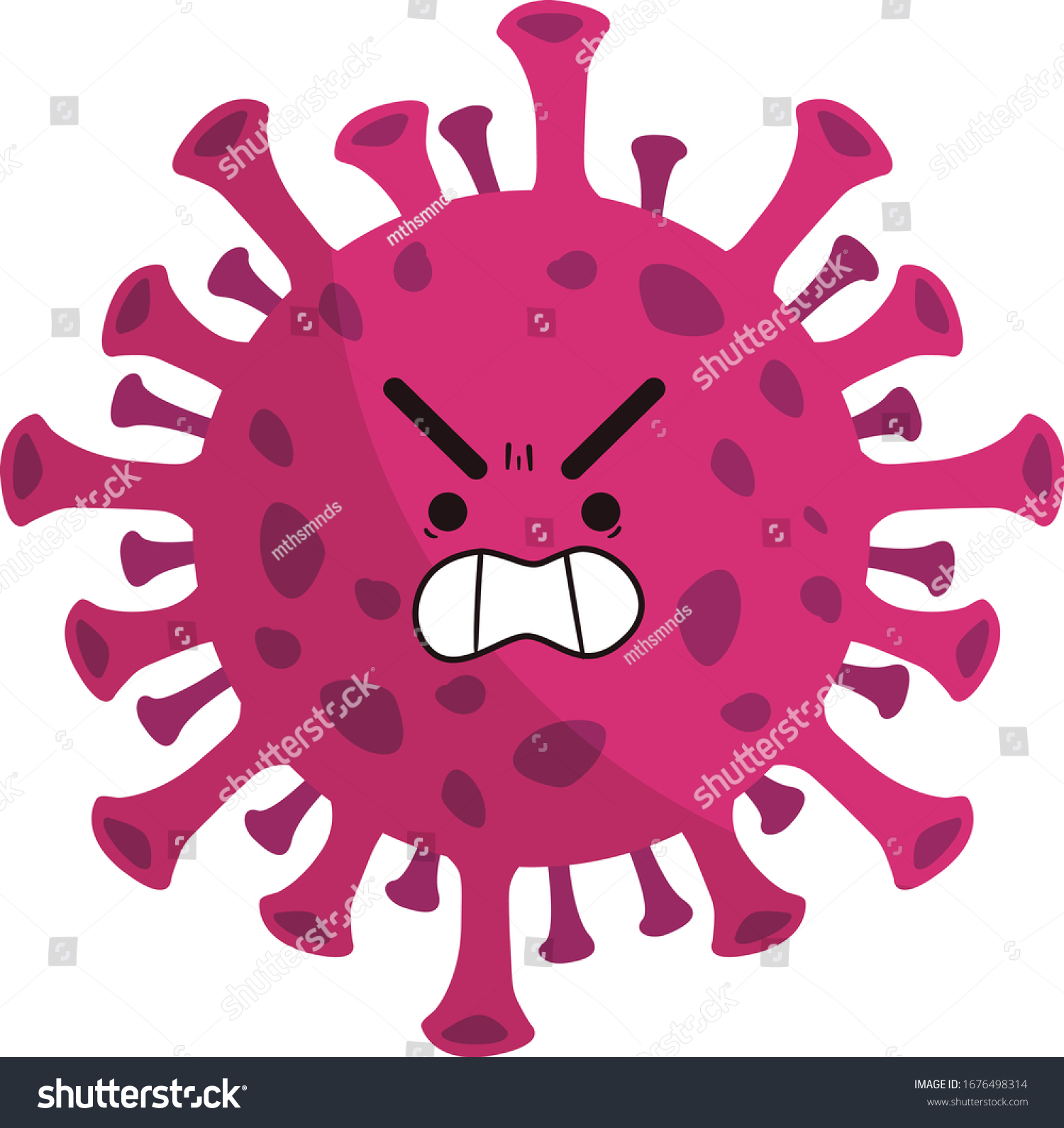 Illustration Concept Coronavirus Covid19 Vector Illustrate Stock Vector ...