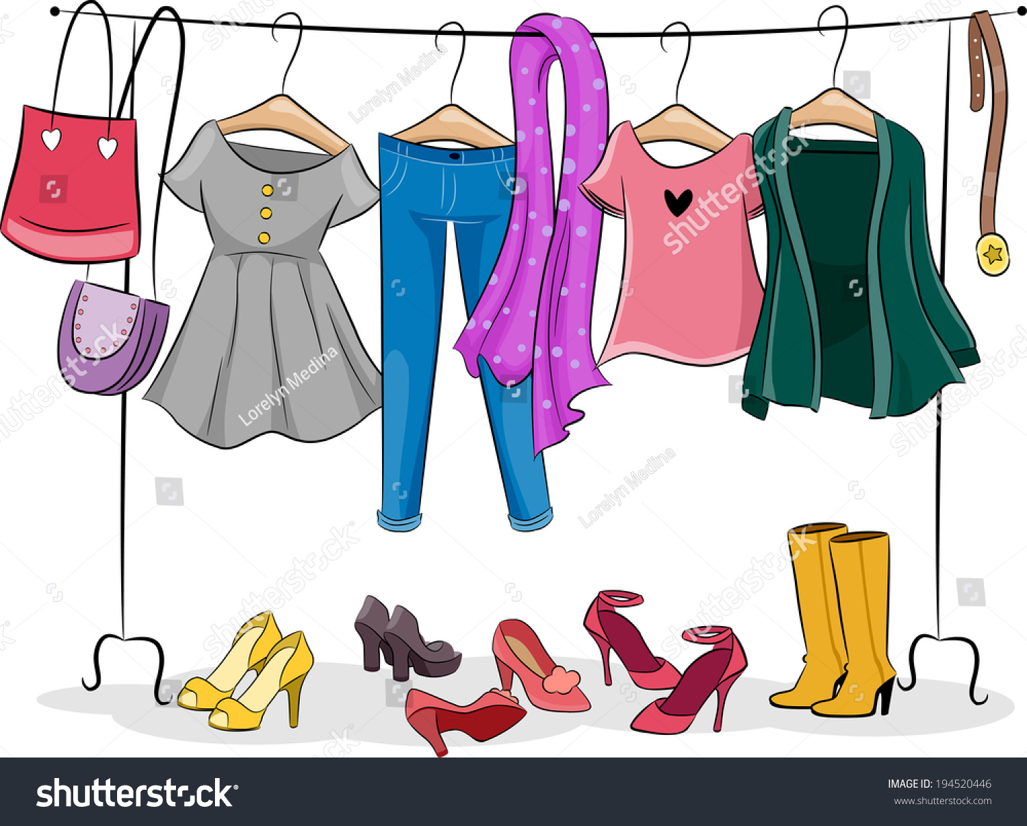 free clipart clothes rack - photo #7