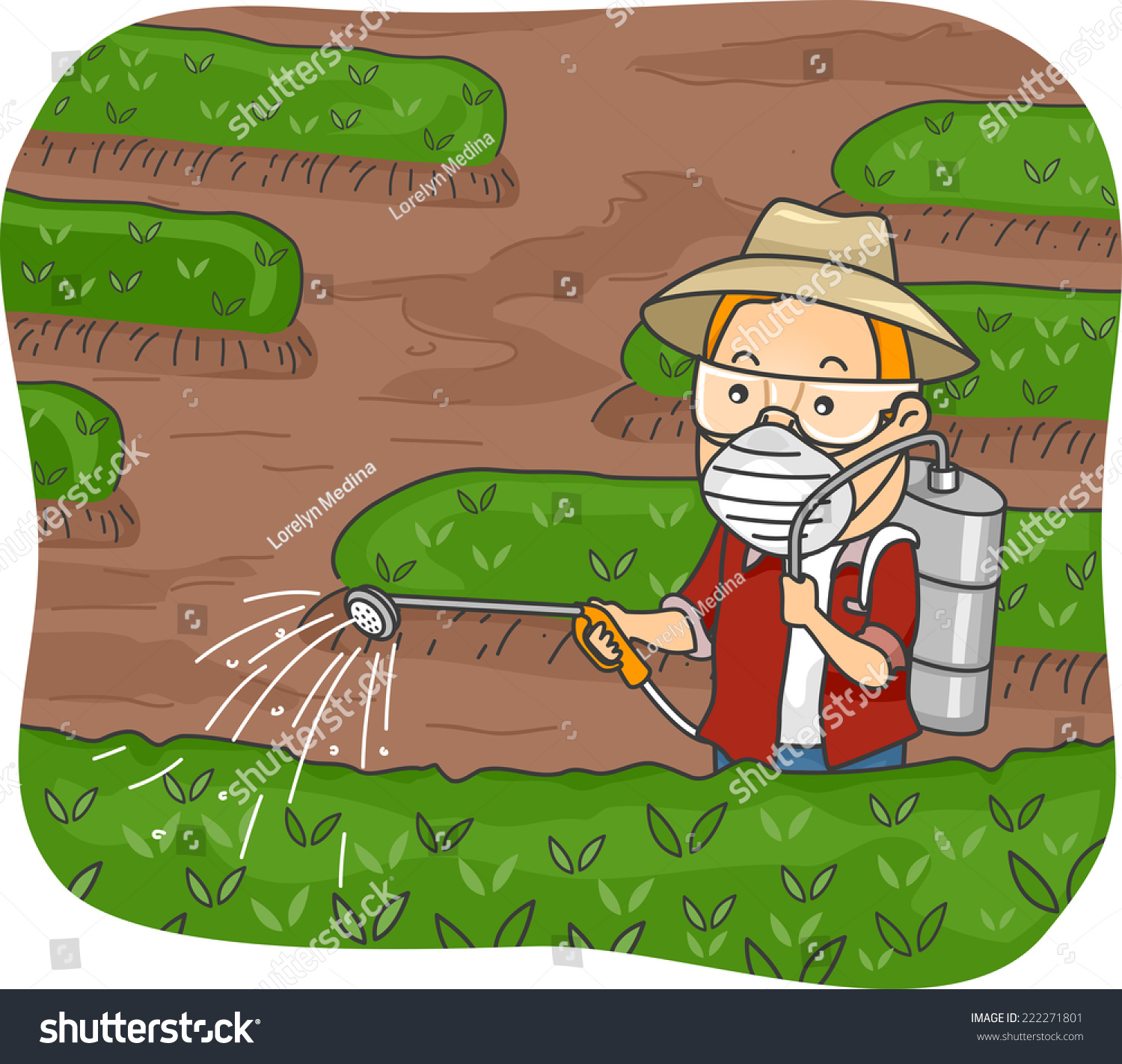 Cartoon crop spraying Images, Stock Photos & Vectors Shutterstock