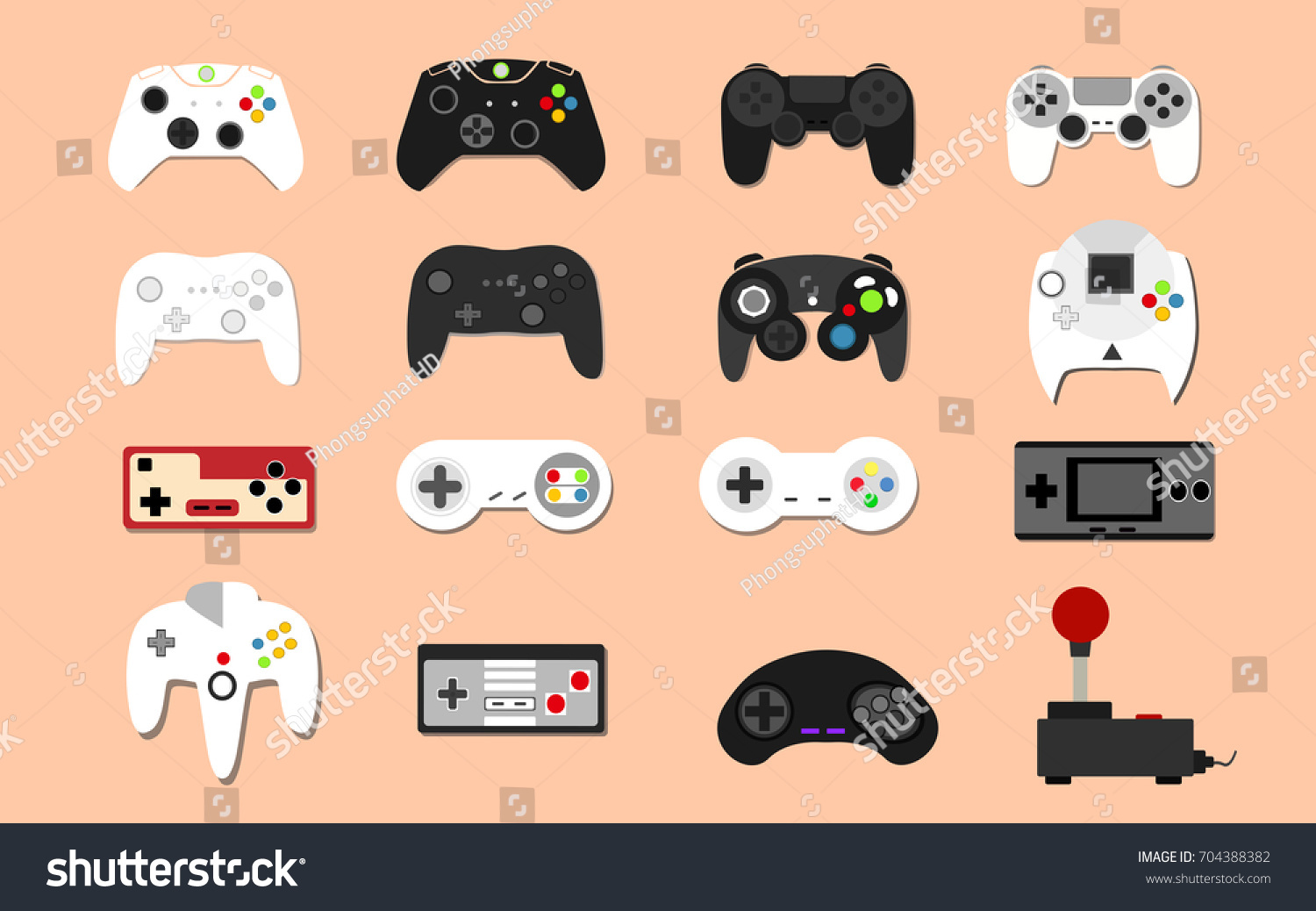 vintage game controllers