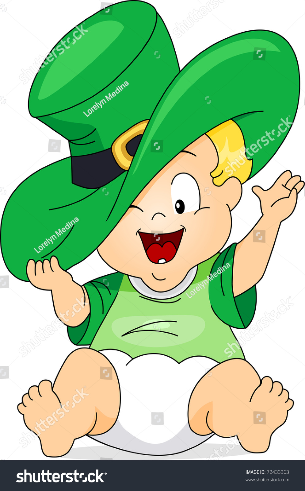 baby leprechaun hat