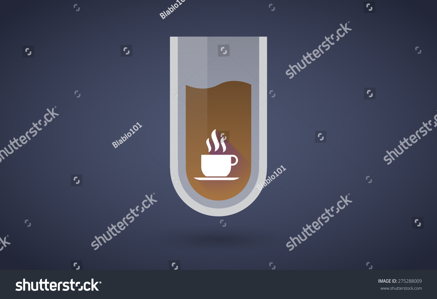 Illustration Brown Test Tube Icon Coffee Stock Vector 275288009 - Shutterstock