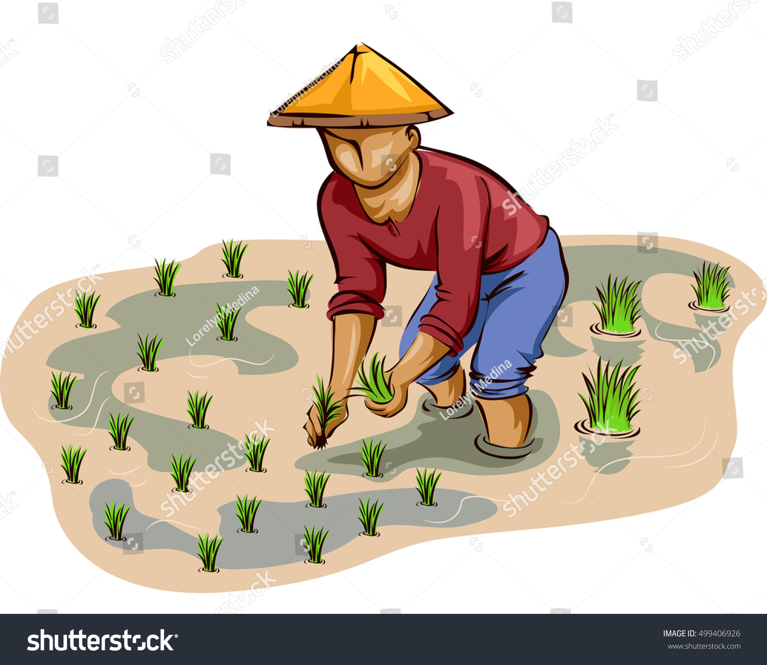 Filipino Farmer Cartoon