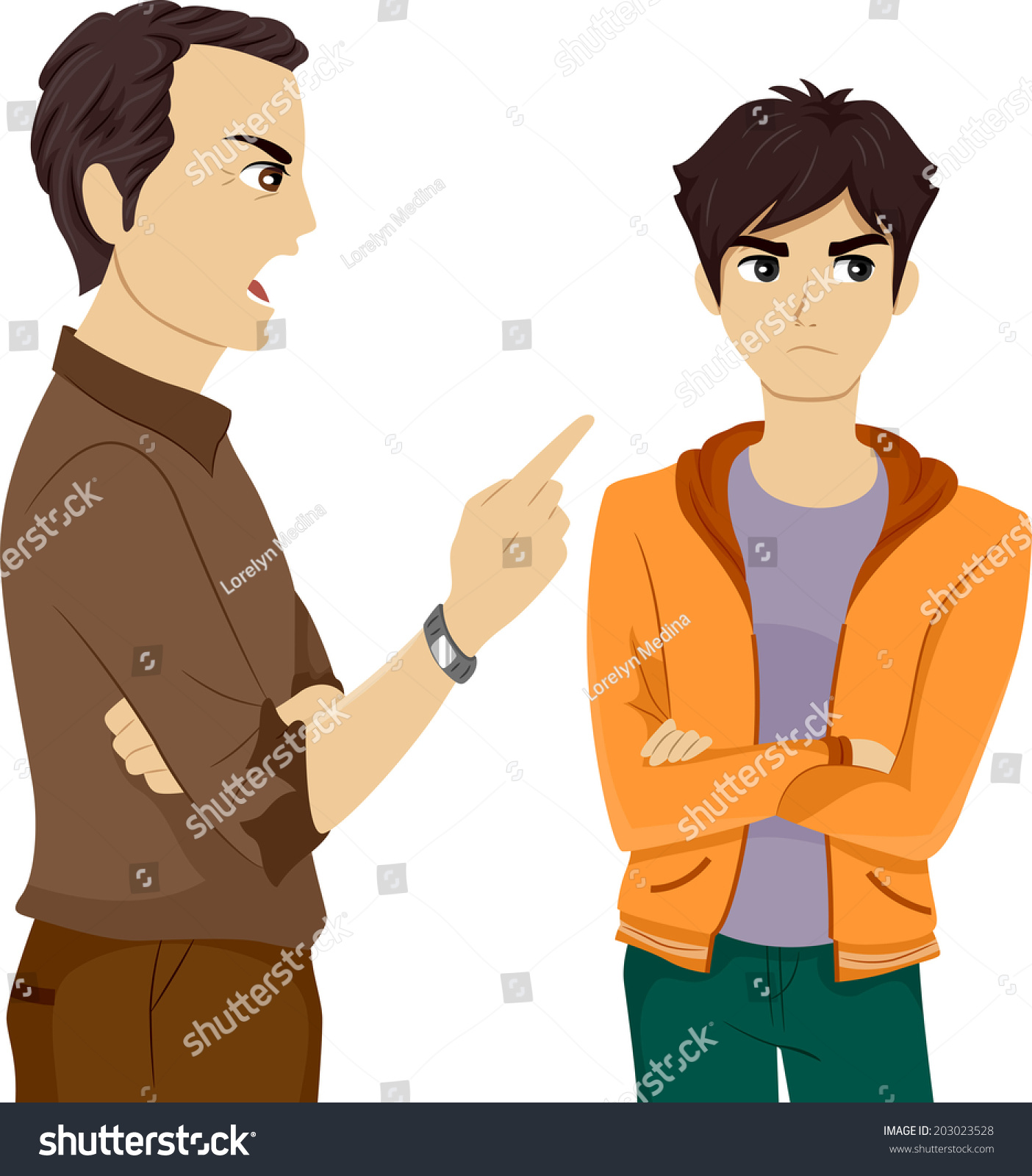 415 Father Scolding Kid Stock Vectors, Images & Vector Art 