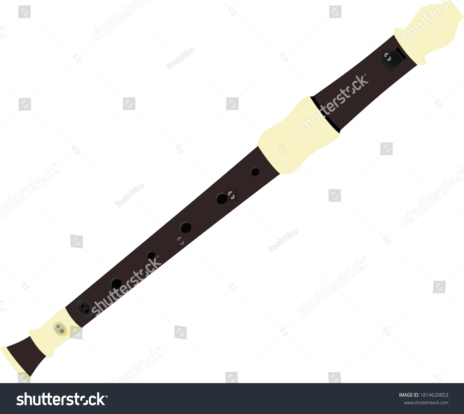 Illustration Recorder Used Simple Japanese School Stock Vector (Royalty ...