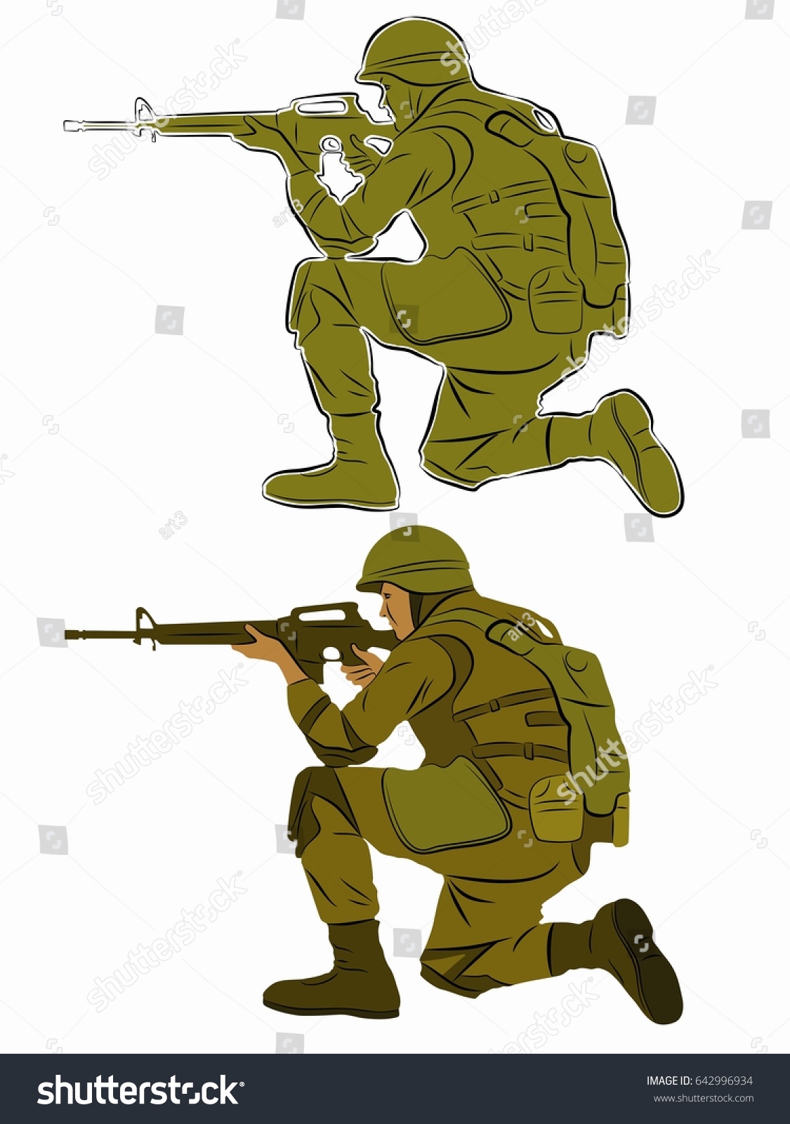 Featured image of post Soldier Drawing Easy With Colour - Drawing the torso and the hips • step 2: